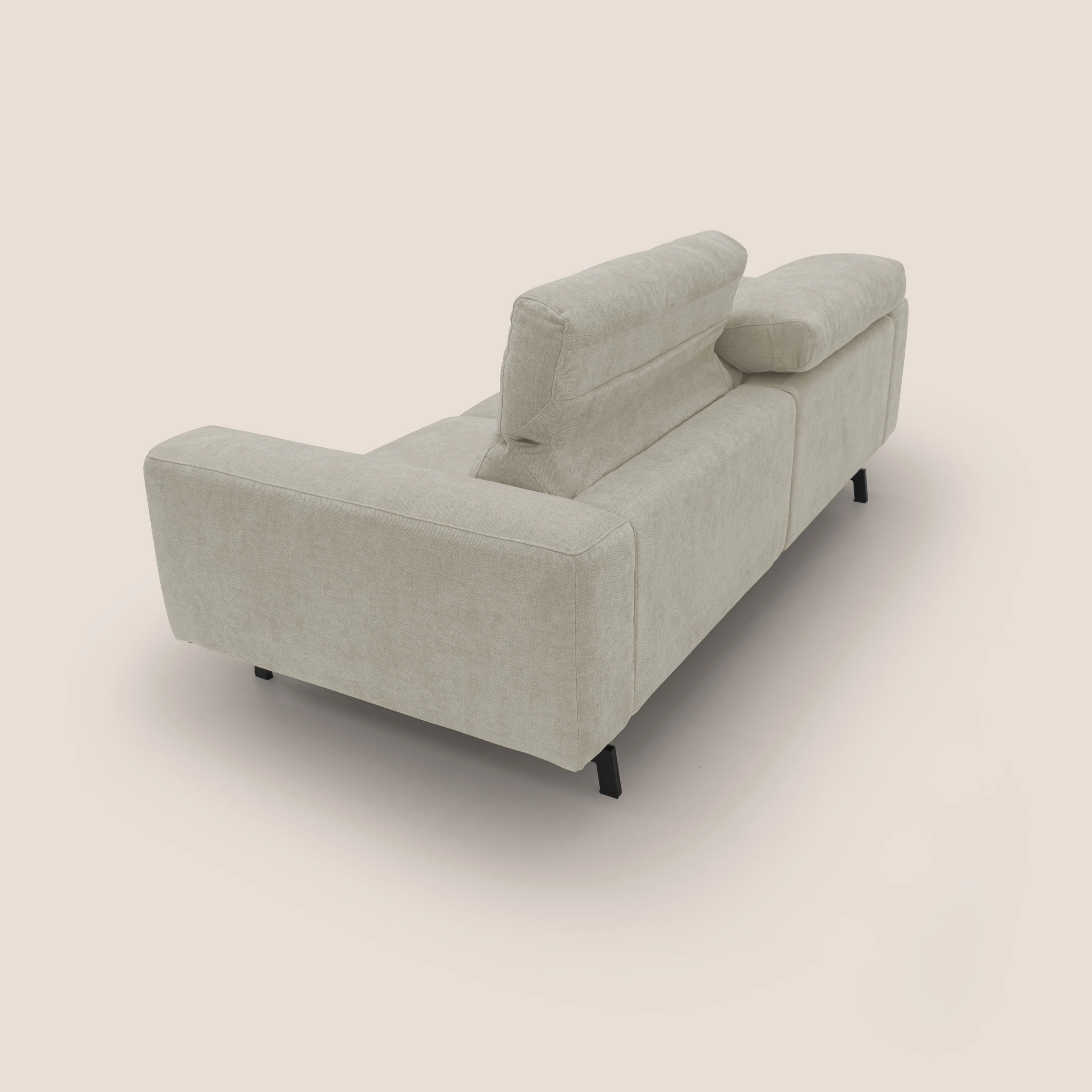 Sakura Canapé modulable en tissu flammé doux et imperméable T14 crème - Image 11