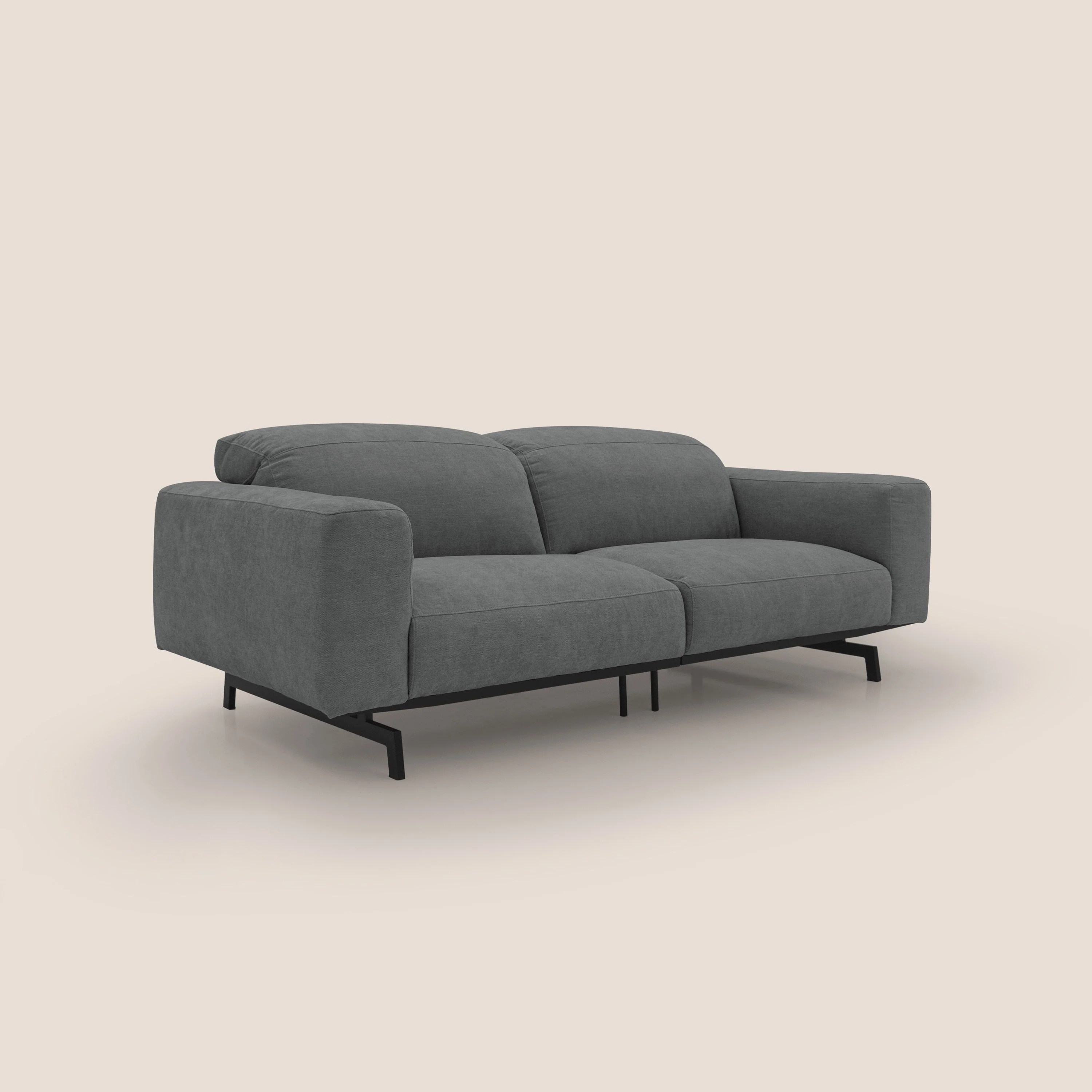 Sakura Canapé modulable en tissu flammé doux et imperméable T14 gris - Image 6