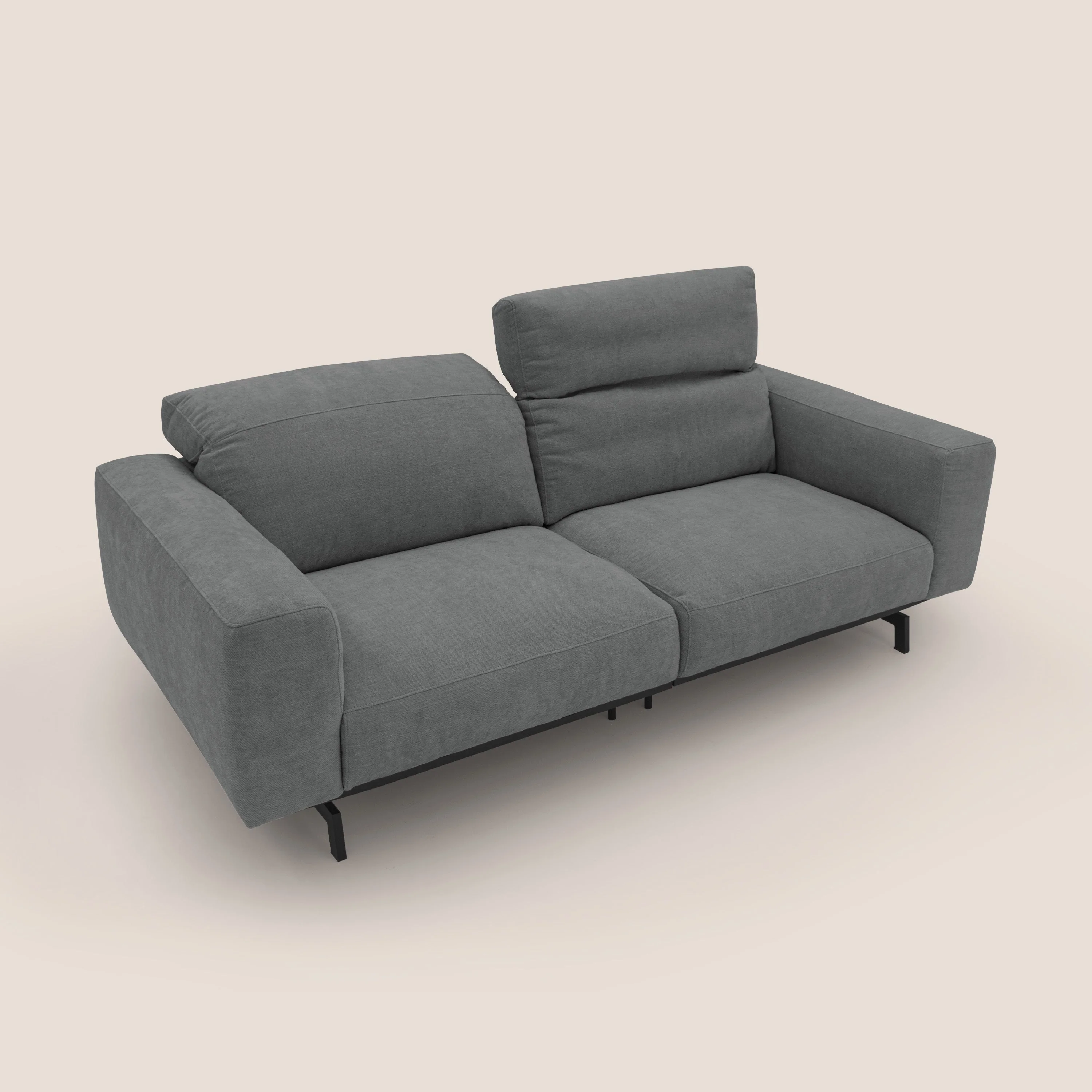 Sakura Canapé modulable en tissu flammé doux et imperméable T14 gris - Image 9