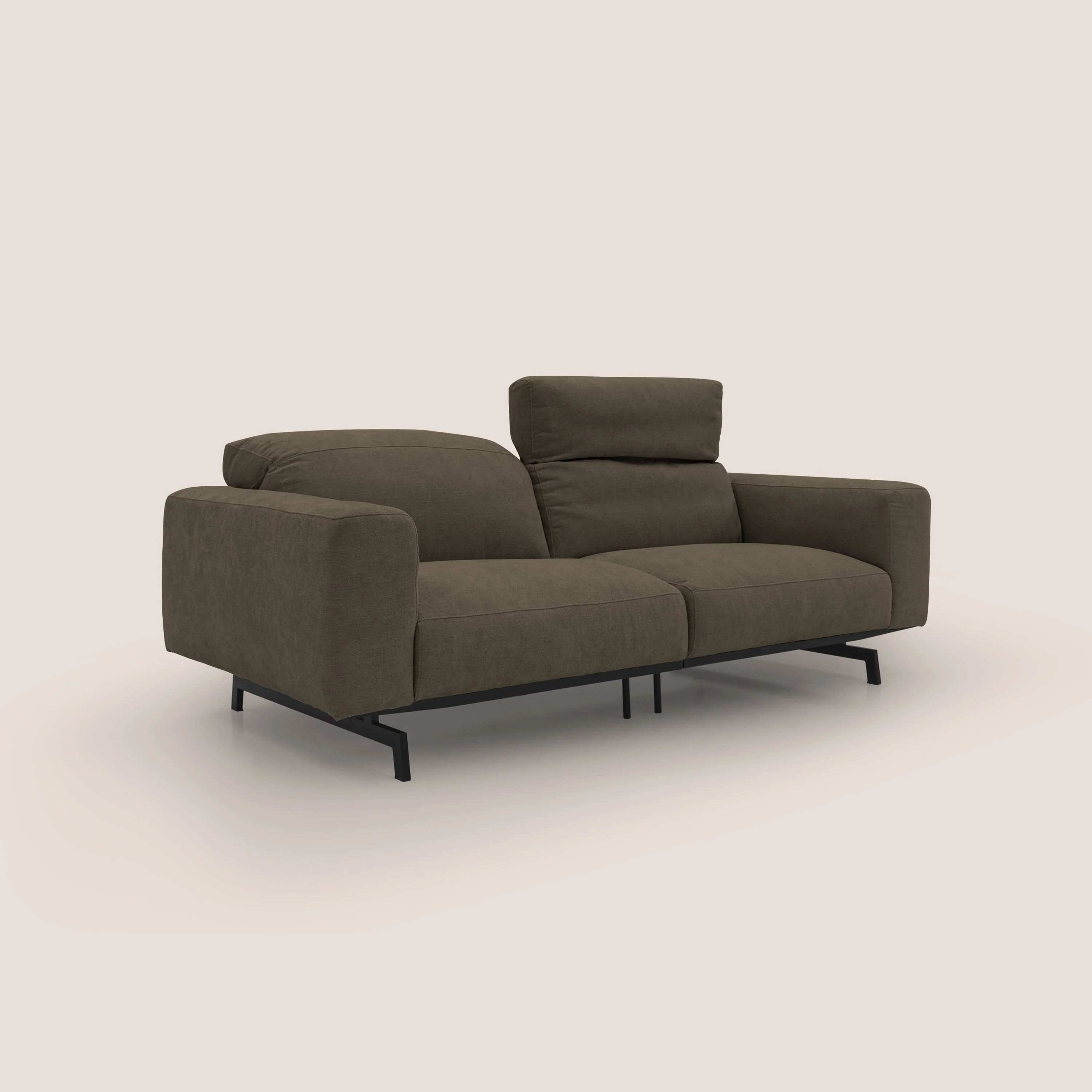Sakura Canapé modulable en tissu flammé doux et imperméable T14 marron - Image 2