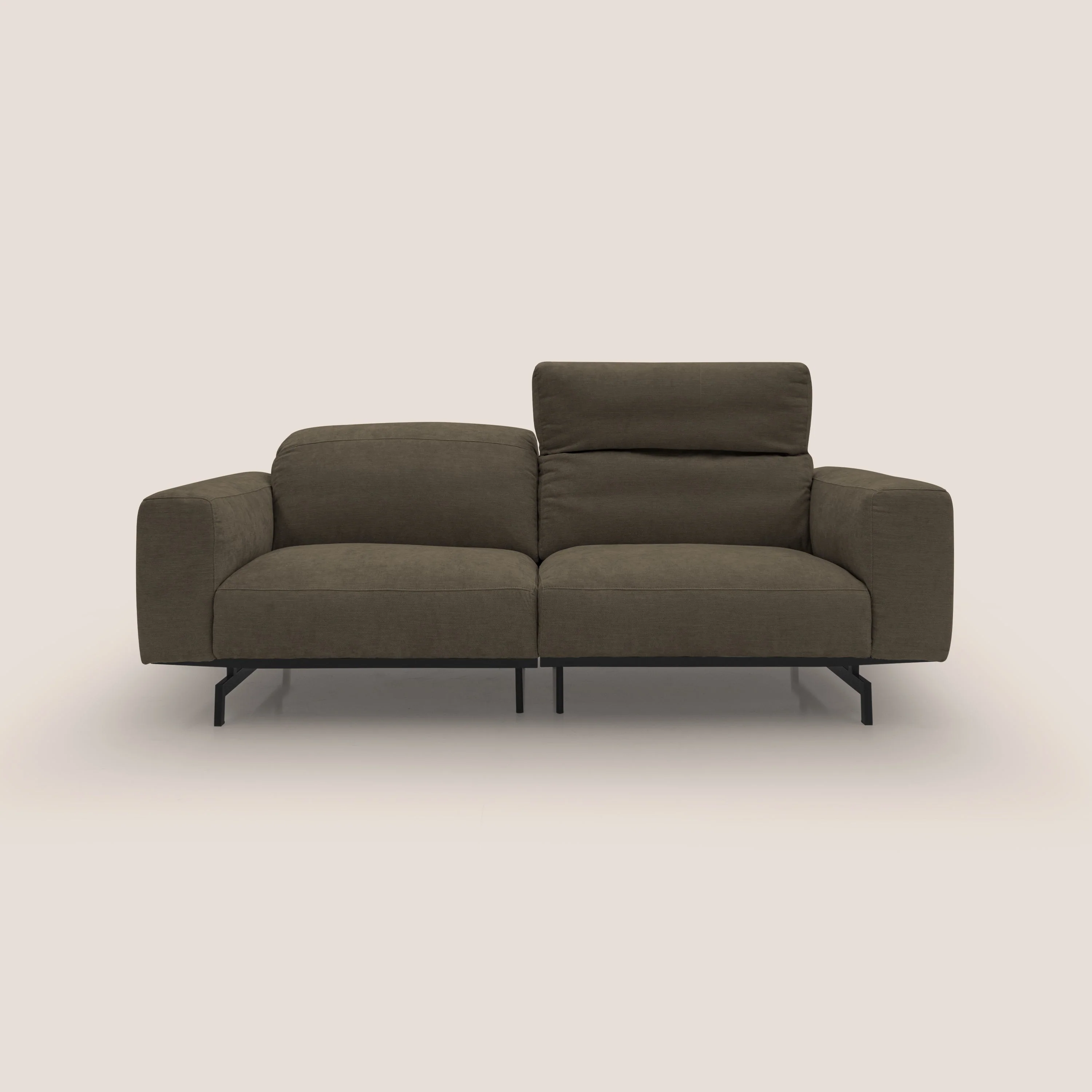 Sakura Canapé modulable en tissu flammé doux et imperméable T14 marron - Image 5