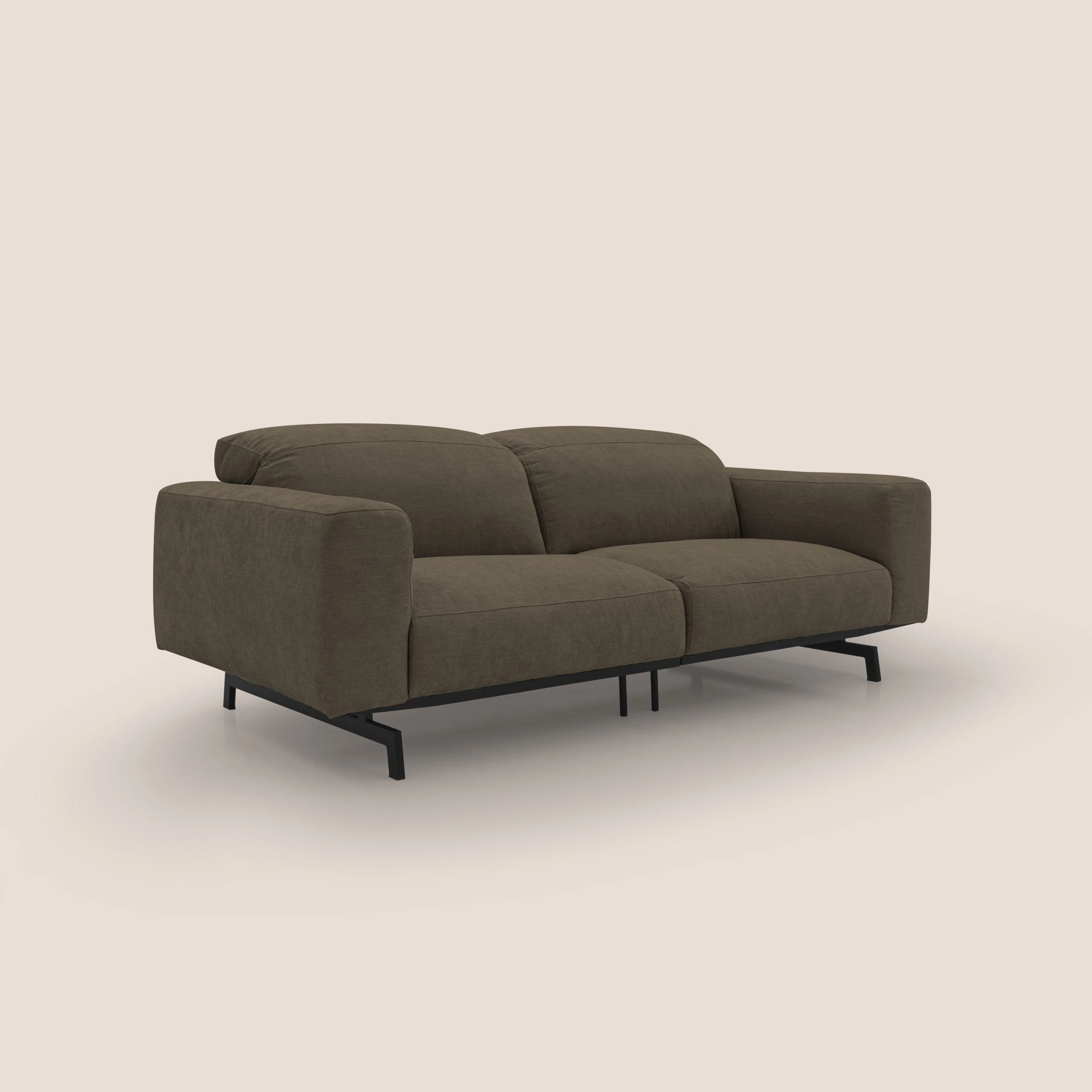 Sakura Canapé modulable en tissu flammé doux et imperméable T14 marron - Image 6