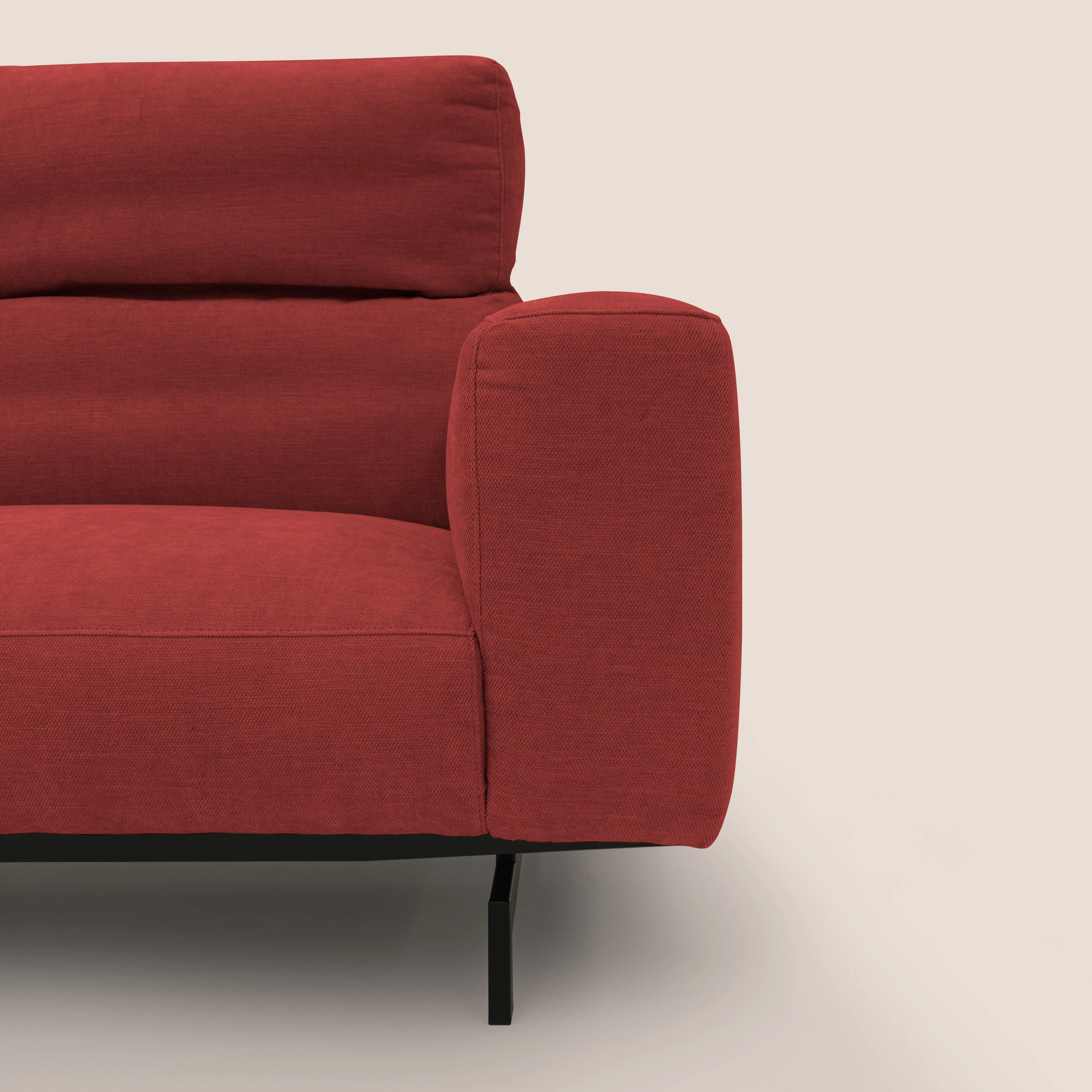 Sakura Canapé modulable en tissu flammé doux et imperméable T14 rouge - Image 4