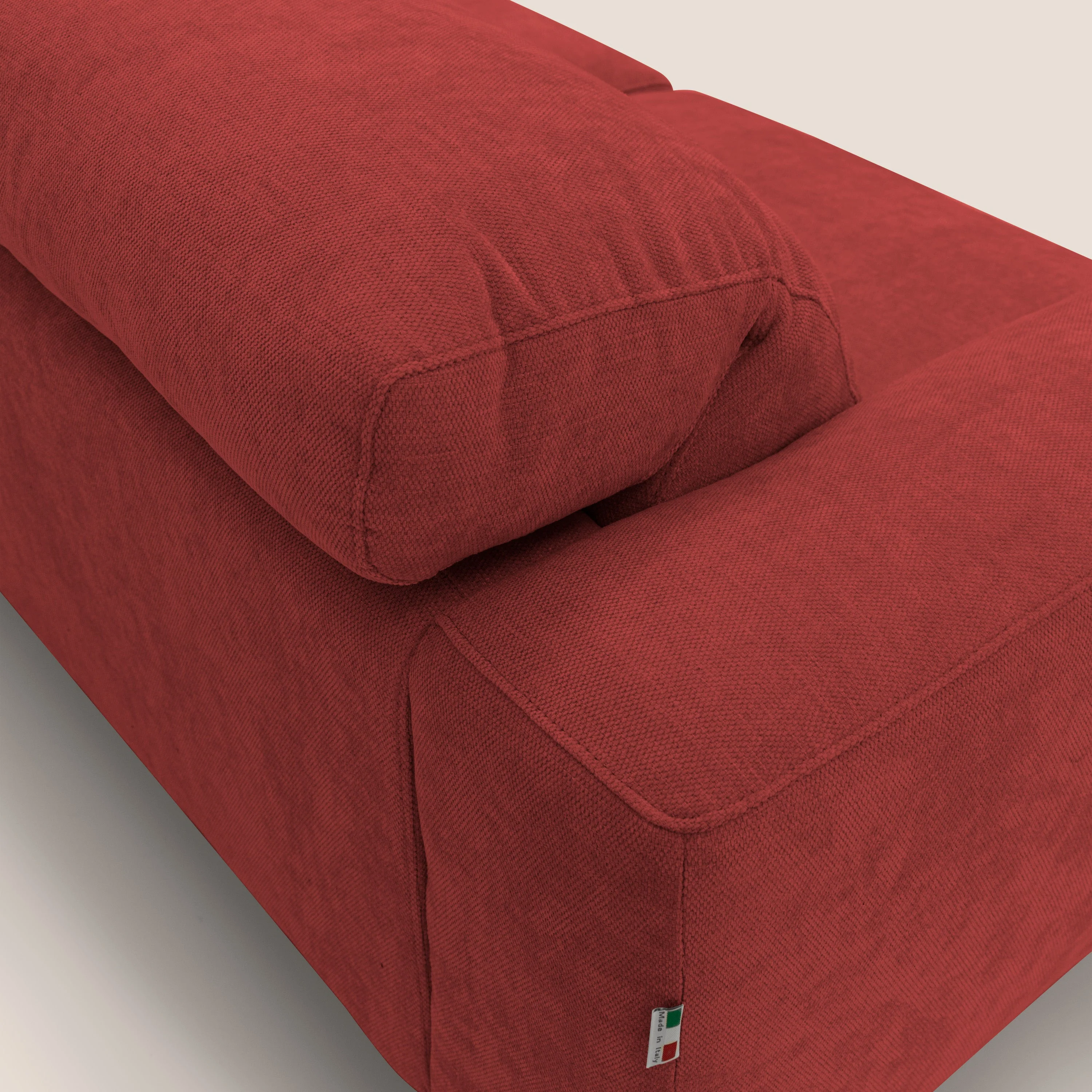 Sakura Canapé modulable en tissu flammé doux et imperméable T14 rouge - Image 8