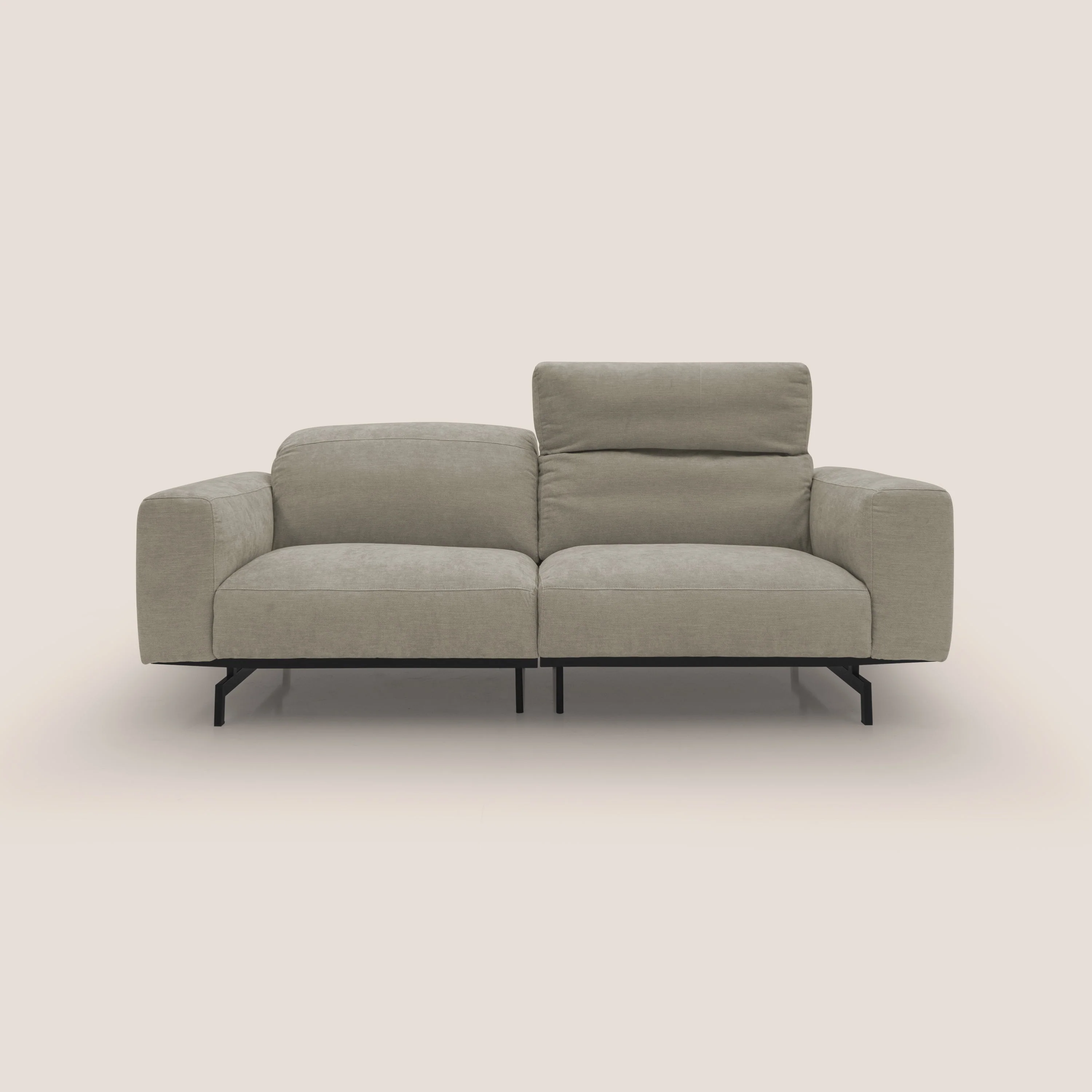 Sakura Canapé modulable en tissu flammé doux et imperméable T14 Taupe tortora - Image 5