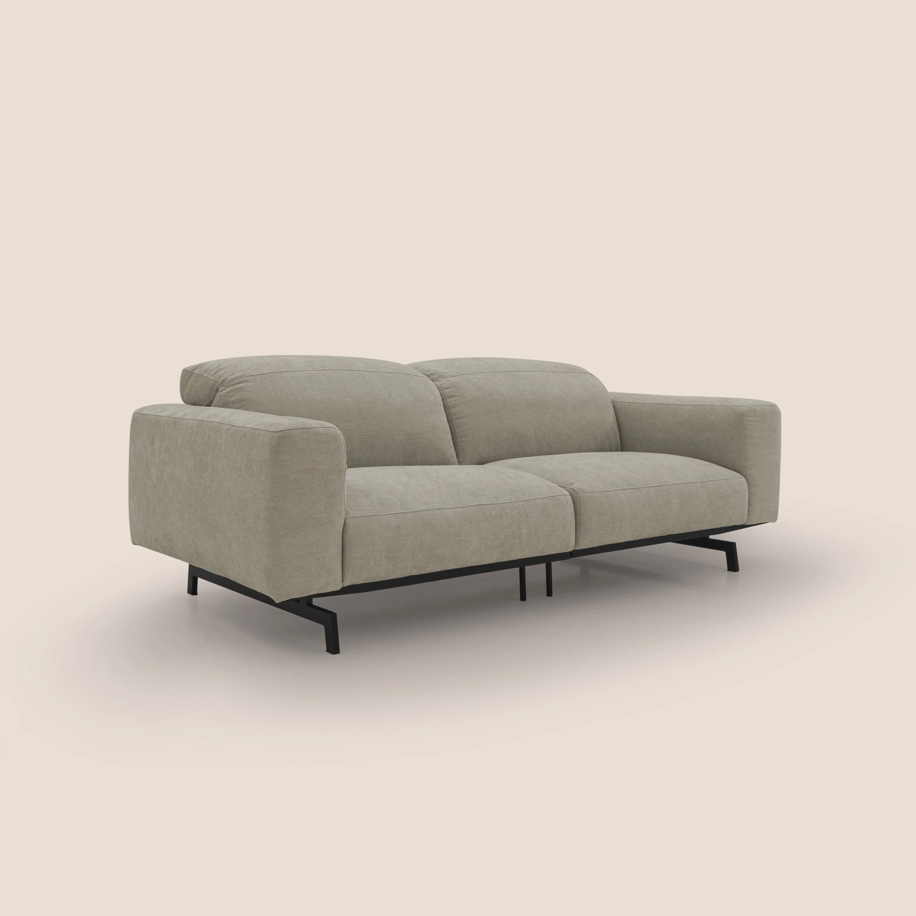 Sakura Canapé modulable en tissu flammé doux et imperméable T14 Taupe tortora - Image 6