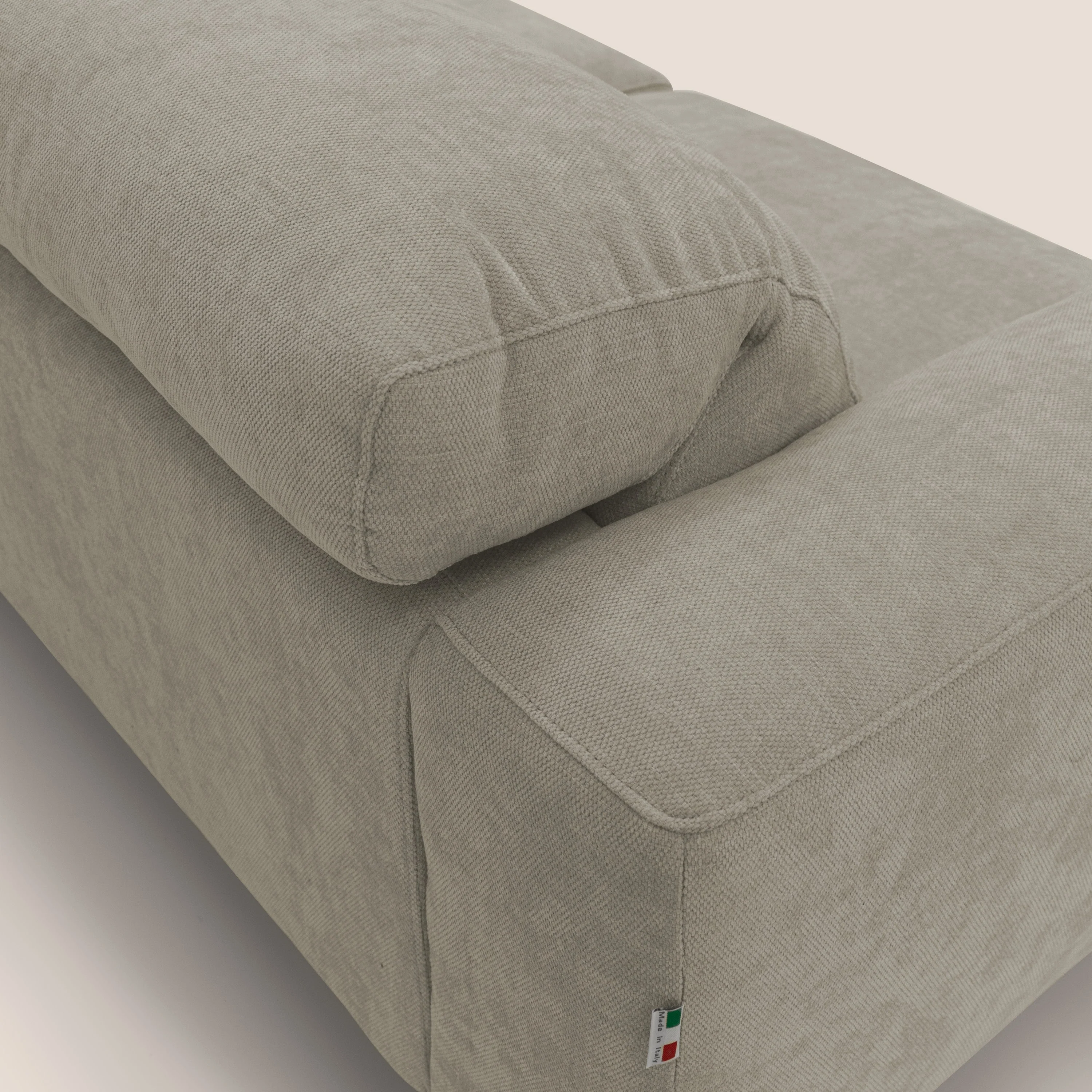 Sakura Canapé modulable en tissu flammé doux et imperméable T14 Taupe tortora - Image 8