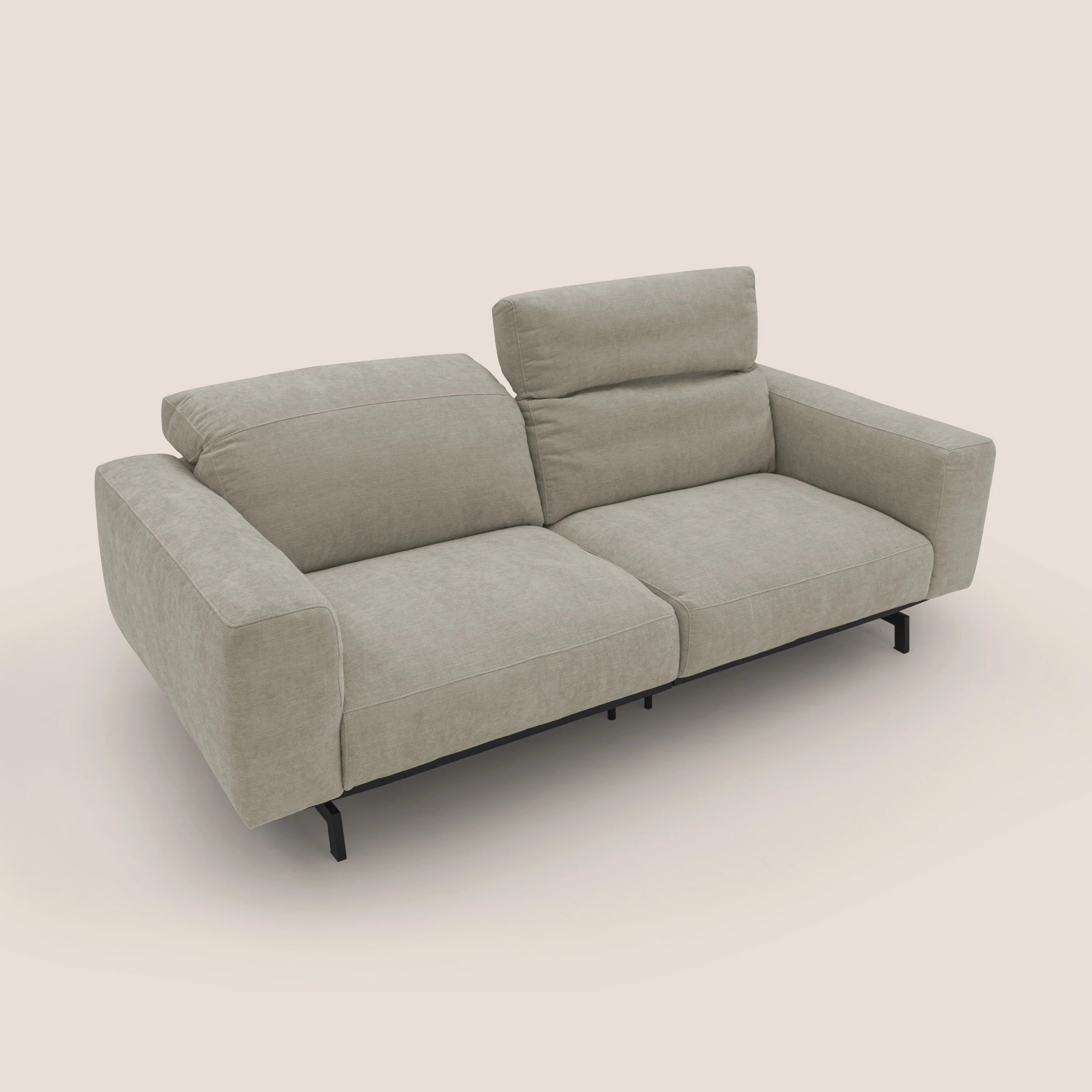 Sakura Canapé modulable en tissu flammé doux et imperméable T14 Taupe tortora - Image 9