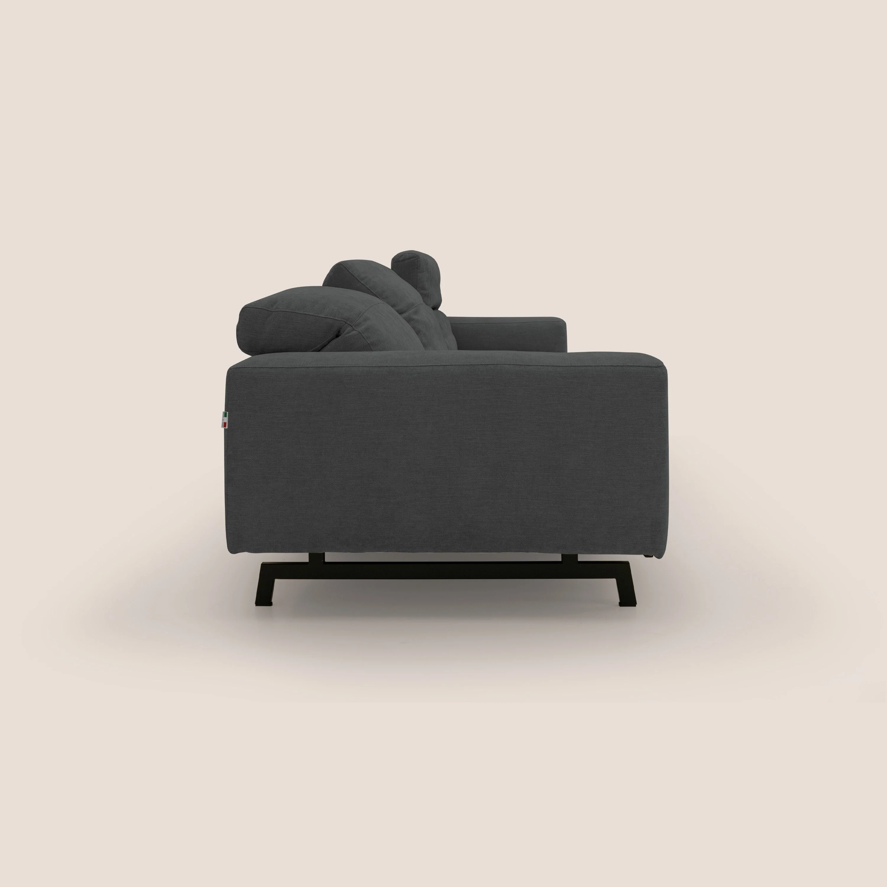 Sakura canapé modulaire 3 places en tissu flammé doux et imperméable T14 anthracite - Image 10