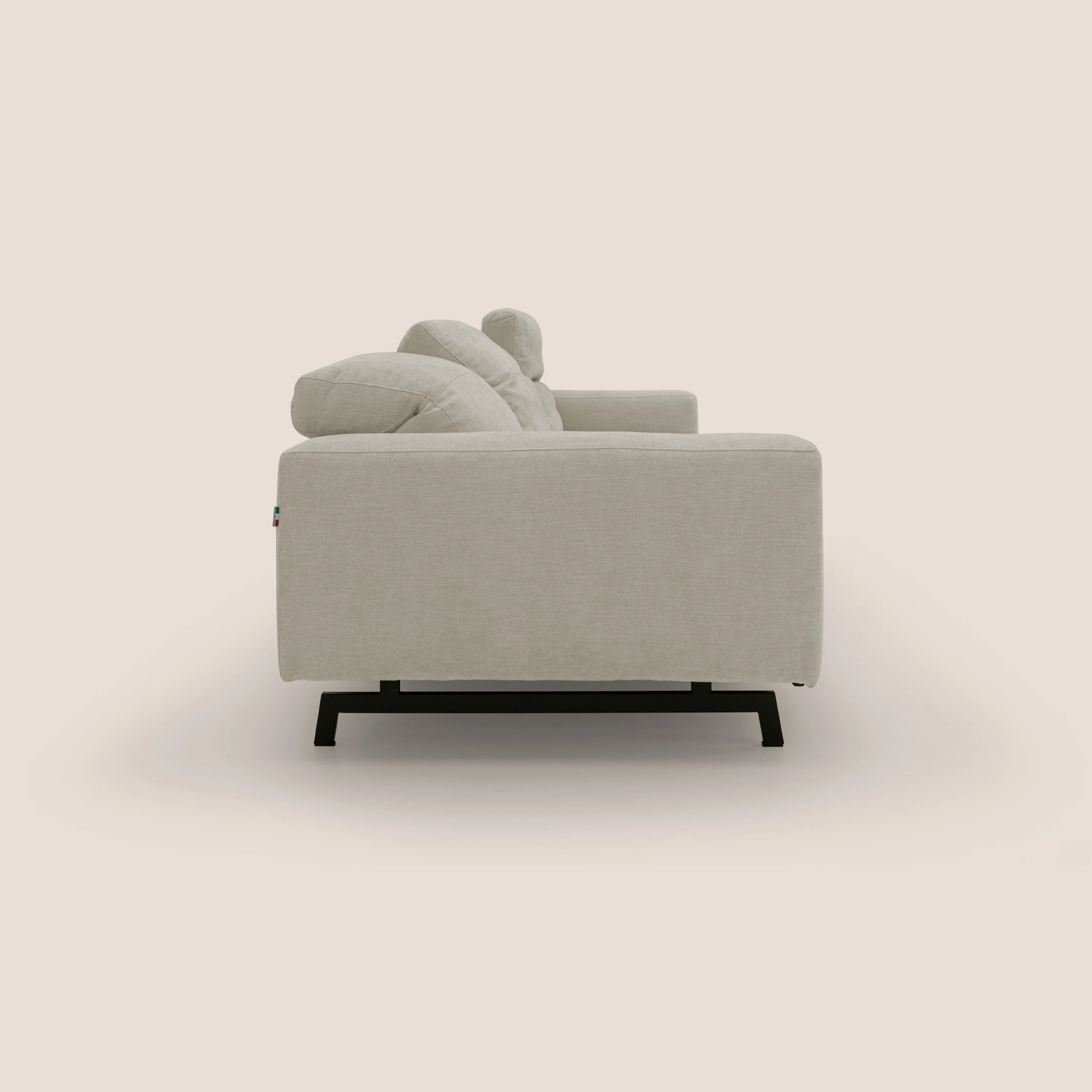 Sakura canapé modulaire 3 places en tissu flammé doux et imperméable T14 crème - Image 11