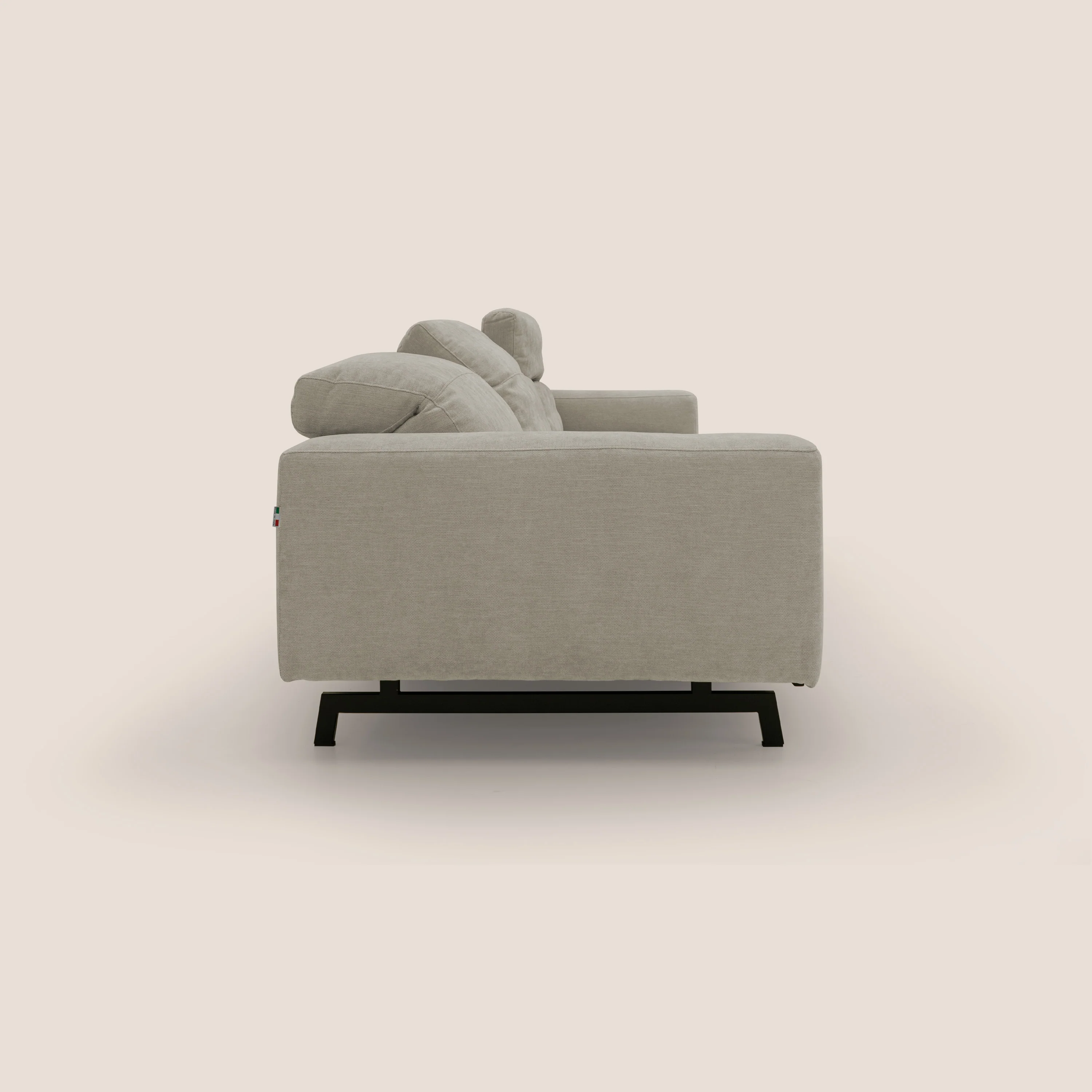 Sakura canapé modulaire 3 places en tissu flammé doux et imperméable T14 Taupe tortora - Image 10