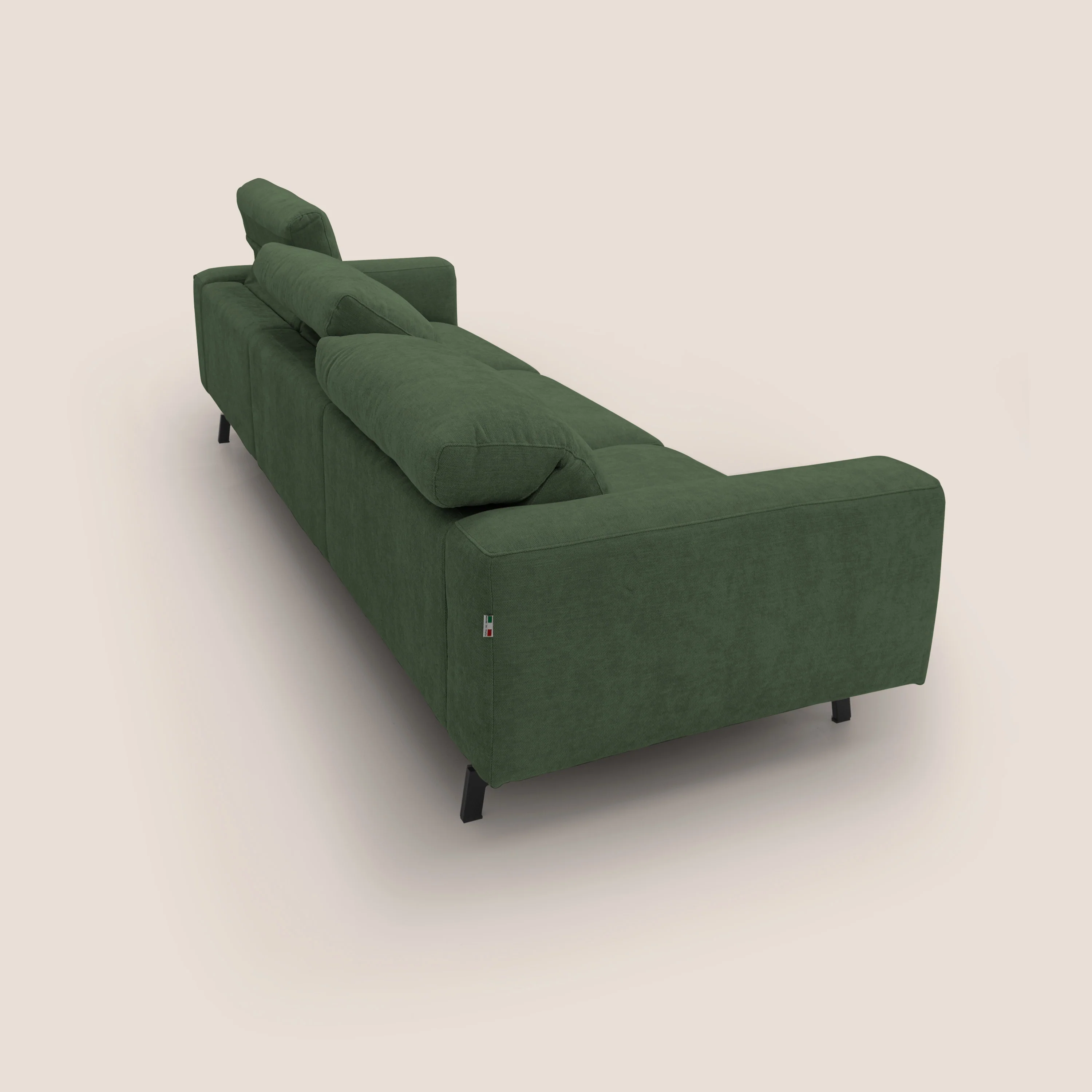 Sakura canapé modulaire 3 places en tissu flammé doux et imperméable T14 vert - Image 11