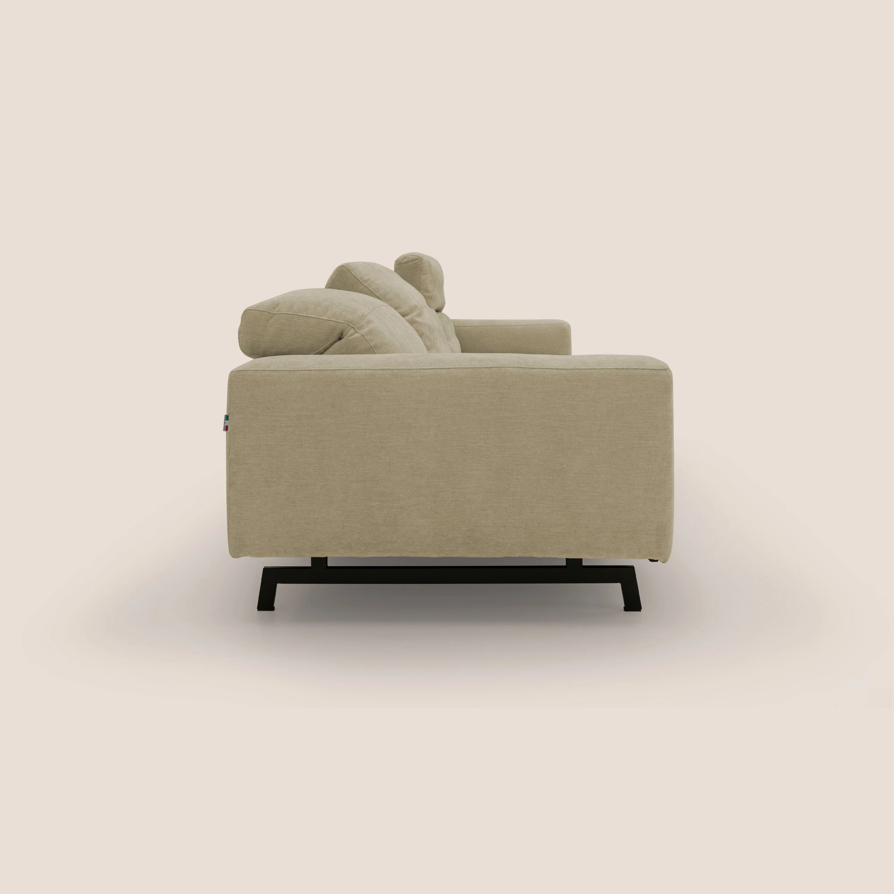 Sakura canapé modulaire 3 places en tissu flammé doux et imperméable T14 beige - Image 10