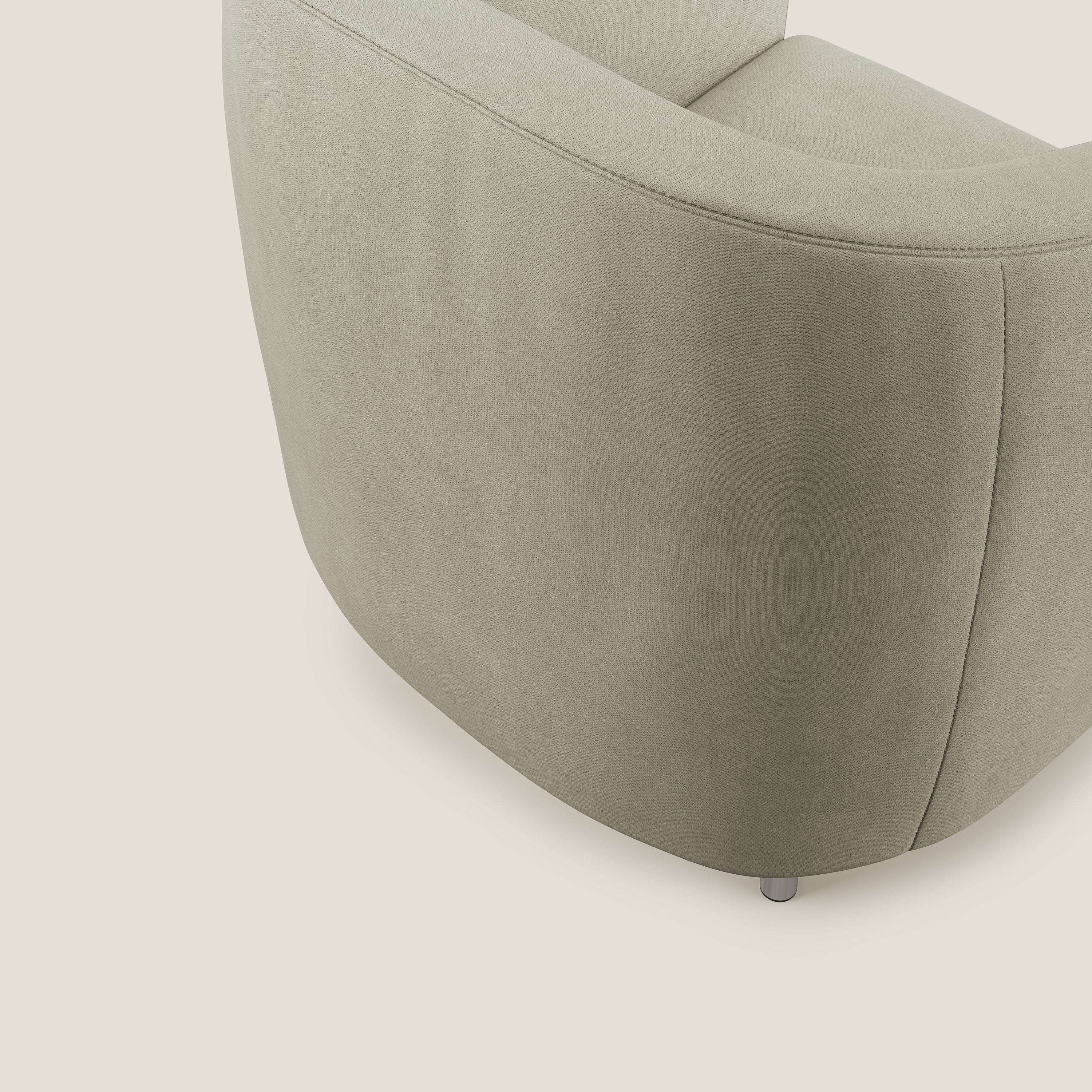 Sally Fauteuil en tissu doux imperméable T02 crème - Image 7