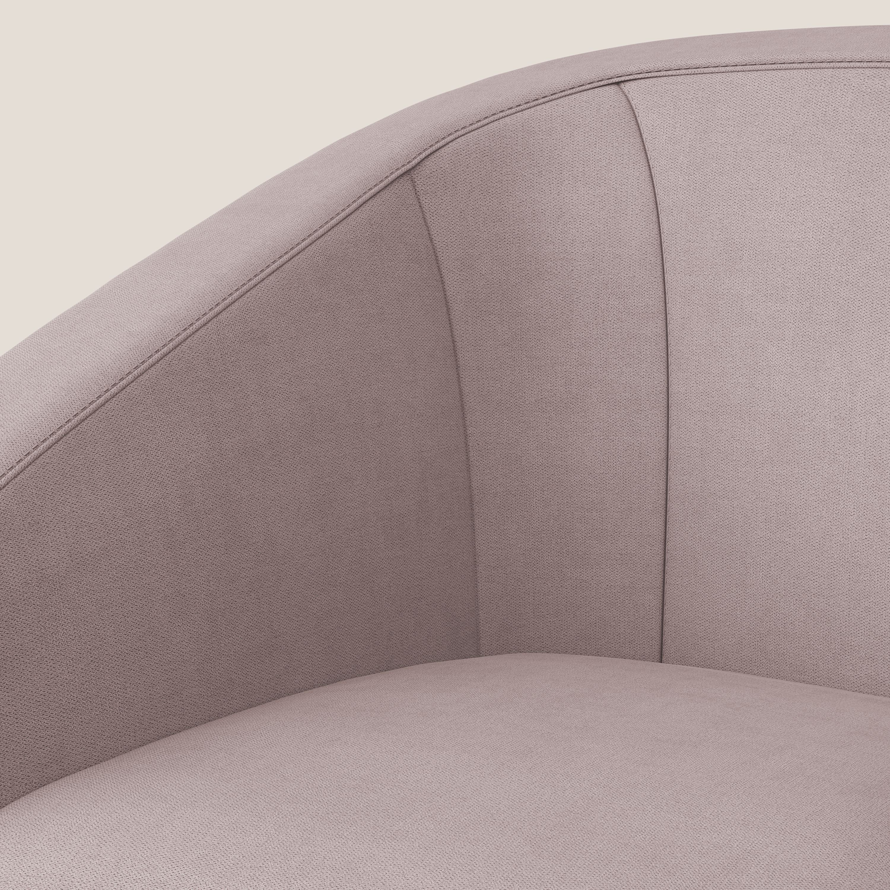 Sally Fauteuil en tissu doux imperméable T02 rose - Image 7