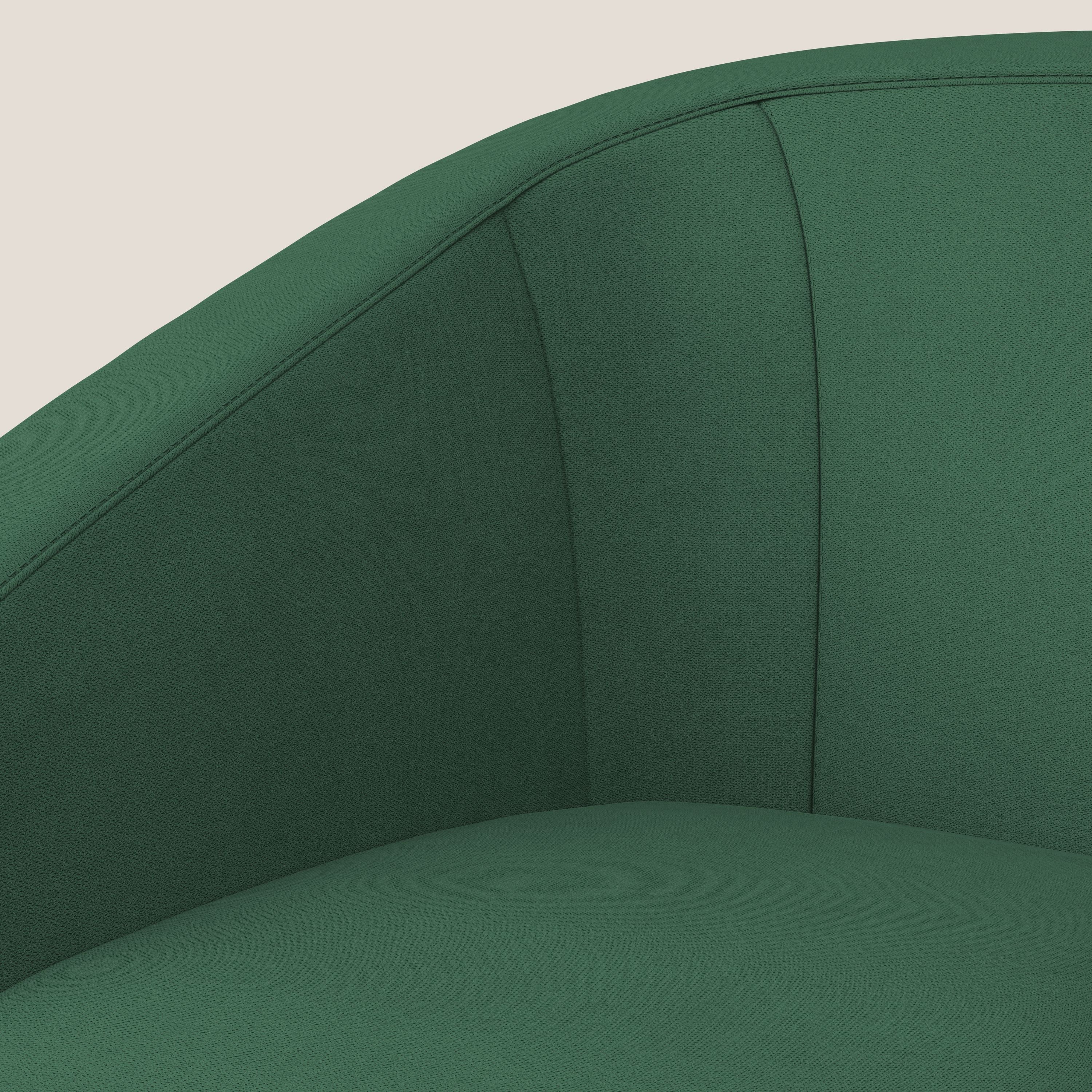 Sally Fauteuil en tissu doux imperméable T02 vert - Image 7