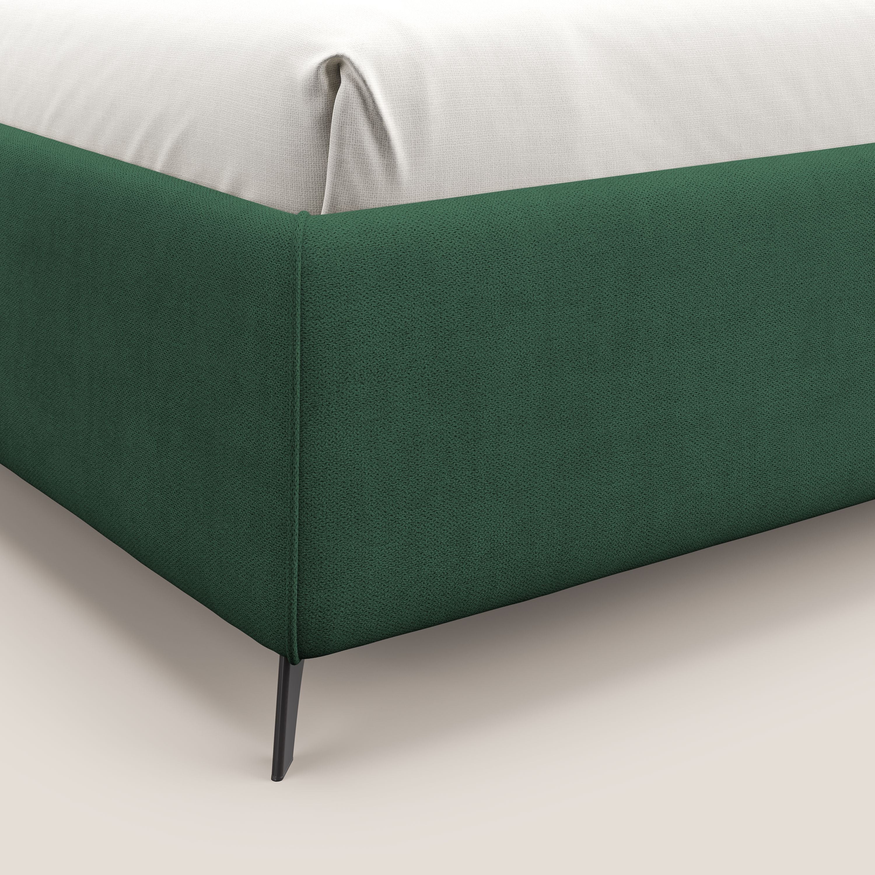 Sara sommier avec rangement en tissu imperméable T02 vert - Image 6