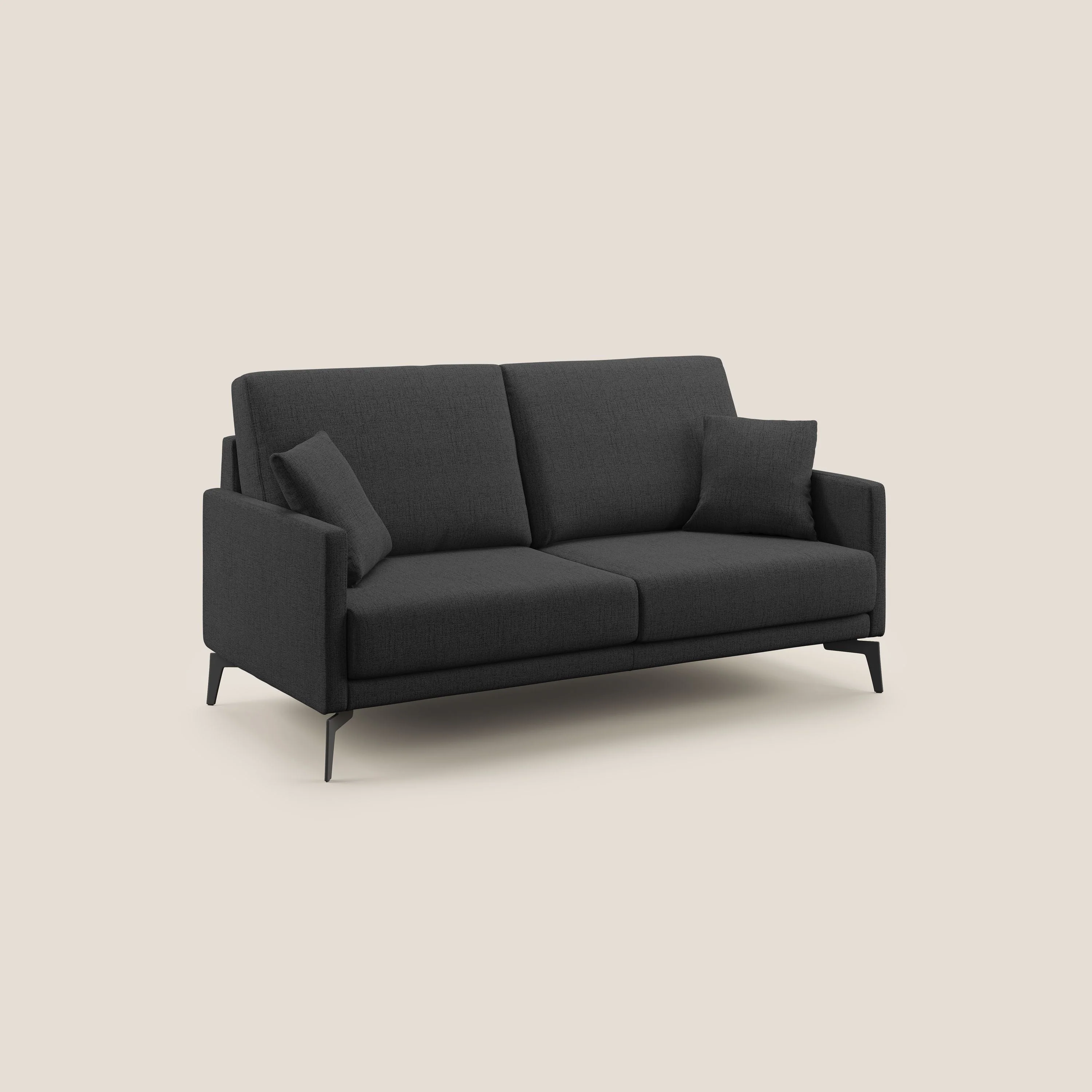 Saturno canapé moderne en tissu doux imperméable T03 anthracite - Image 2