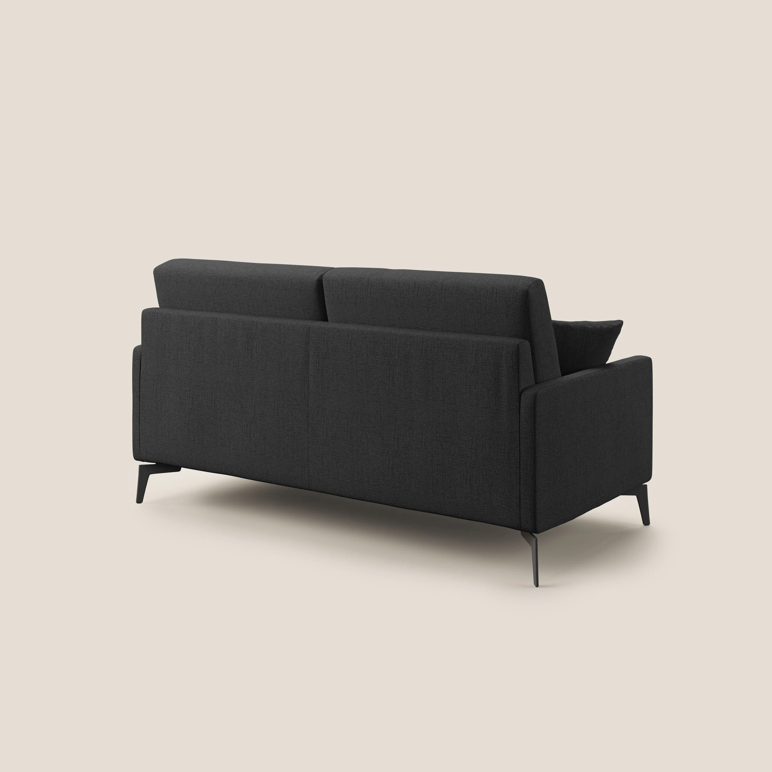 Saturno canapé moderne en tissu doux imperméable T03 anthracite - Image 4