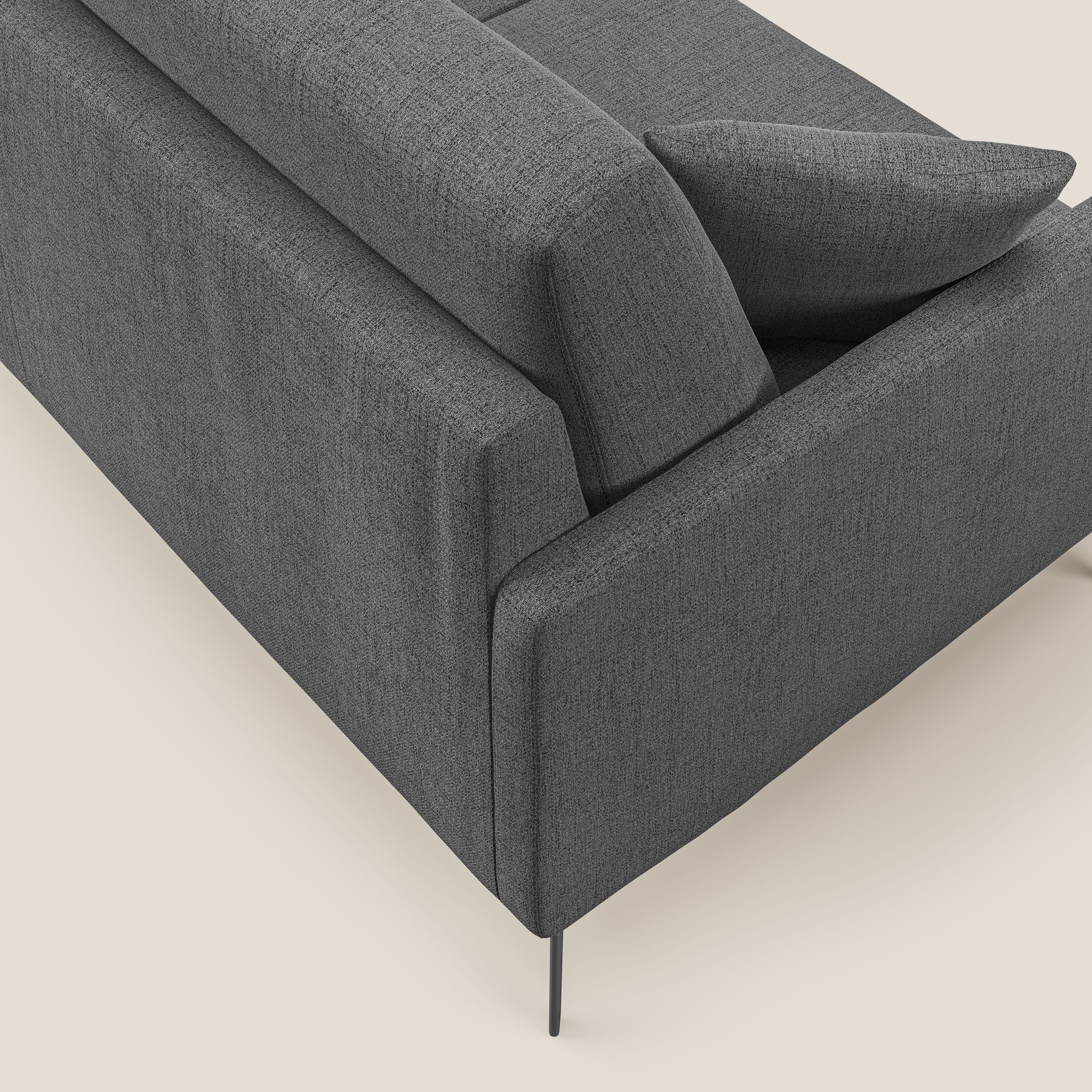 Saturno canapé moderne en tissu doux imperméable T03 gris - Image 7