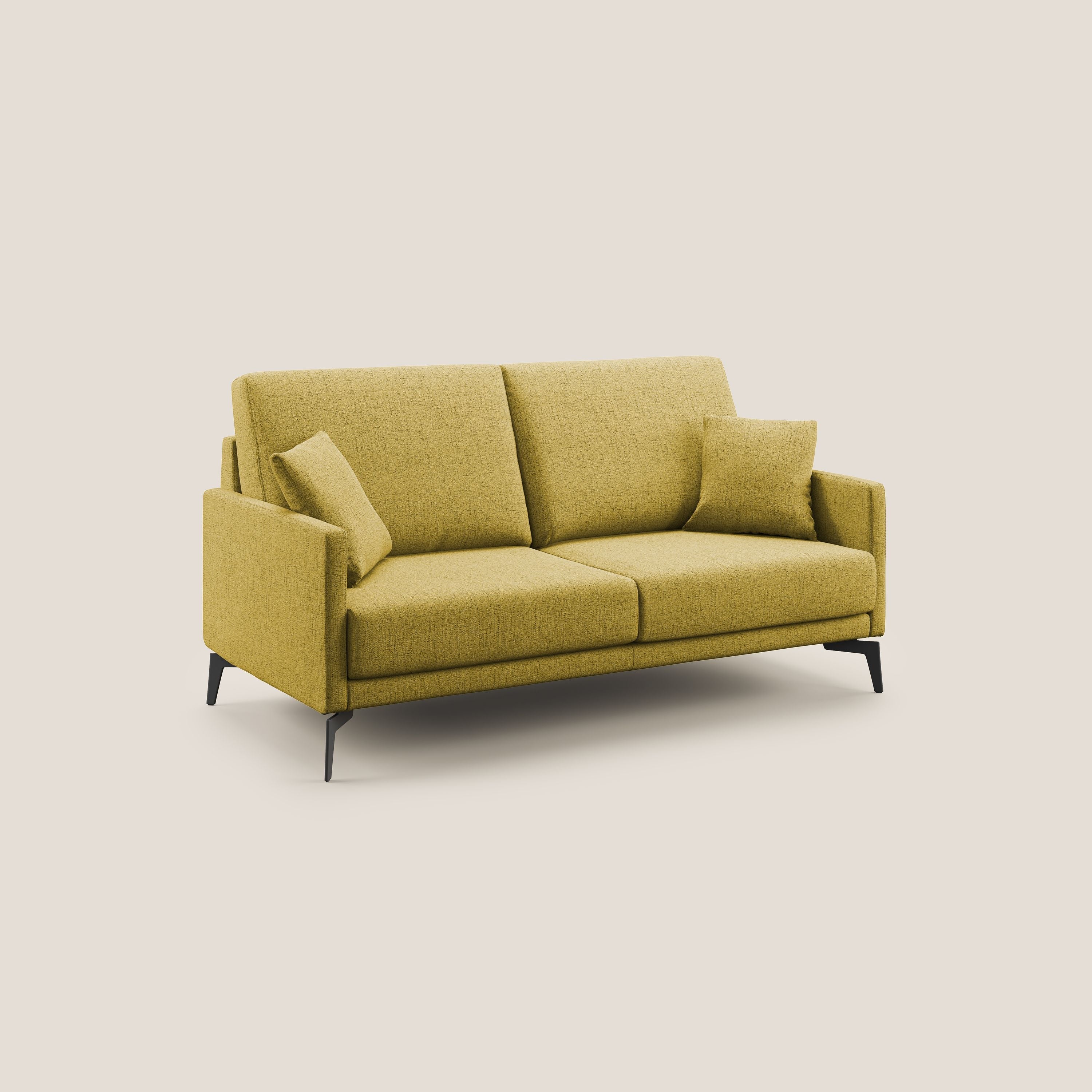 Saturno canapé moderne en tissu doux imperméable T03 jaune - Image 2