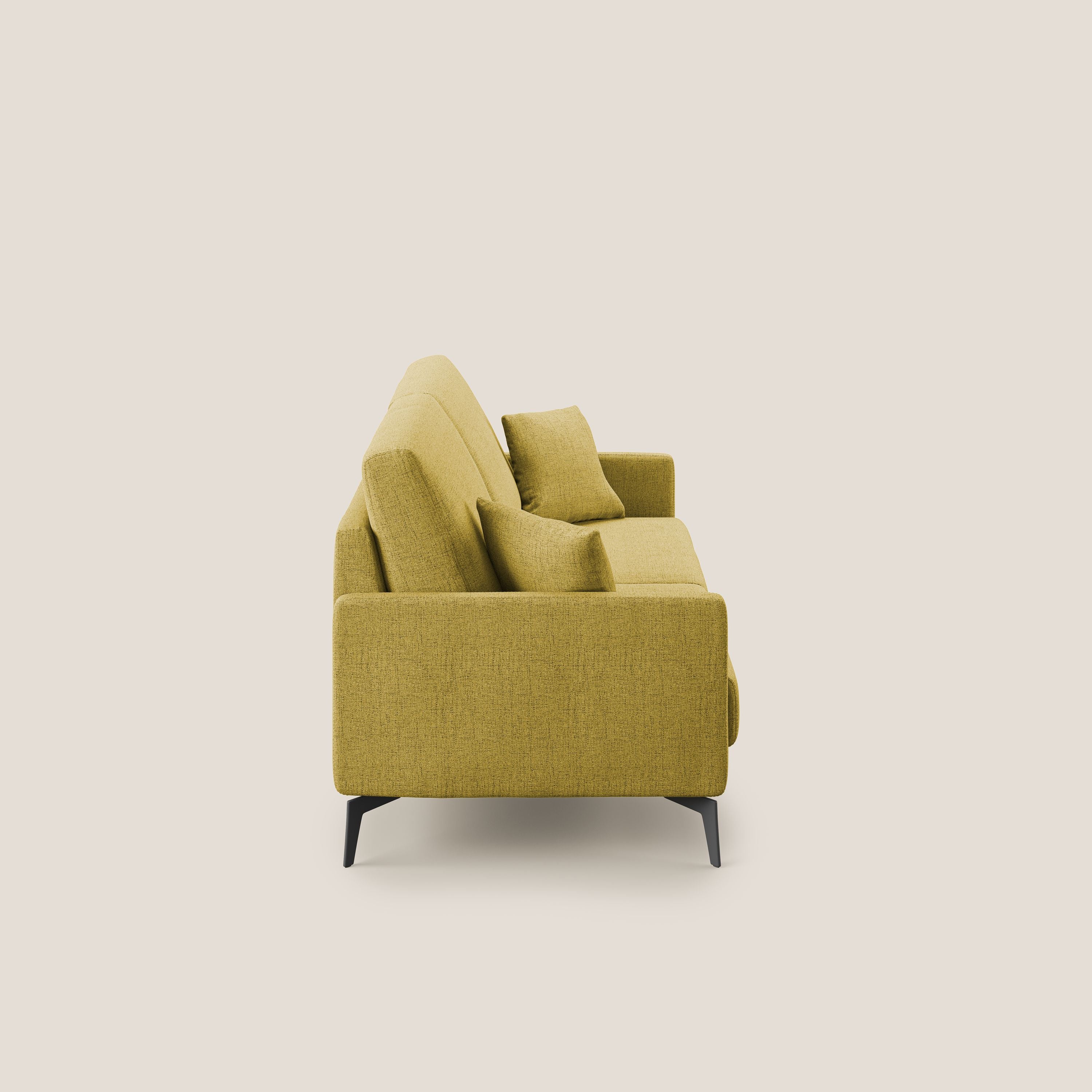 Saturno canapé moderne en tissu doux imperméable T03 jaune - Image 3