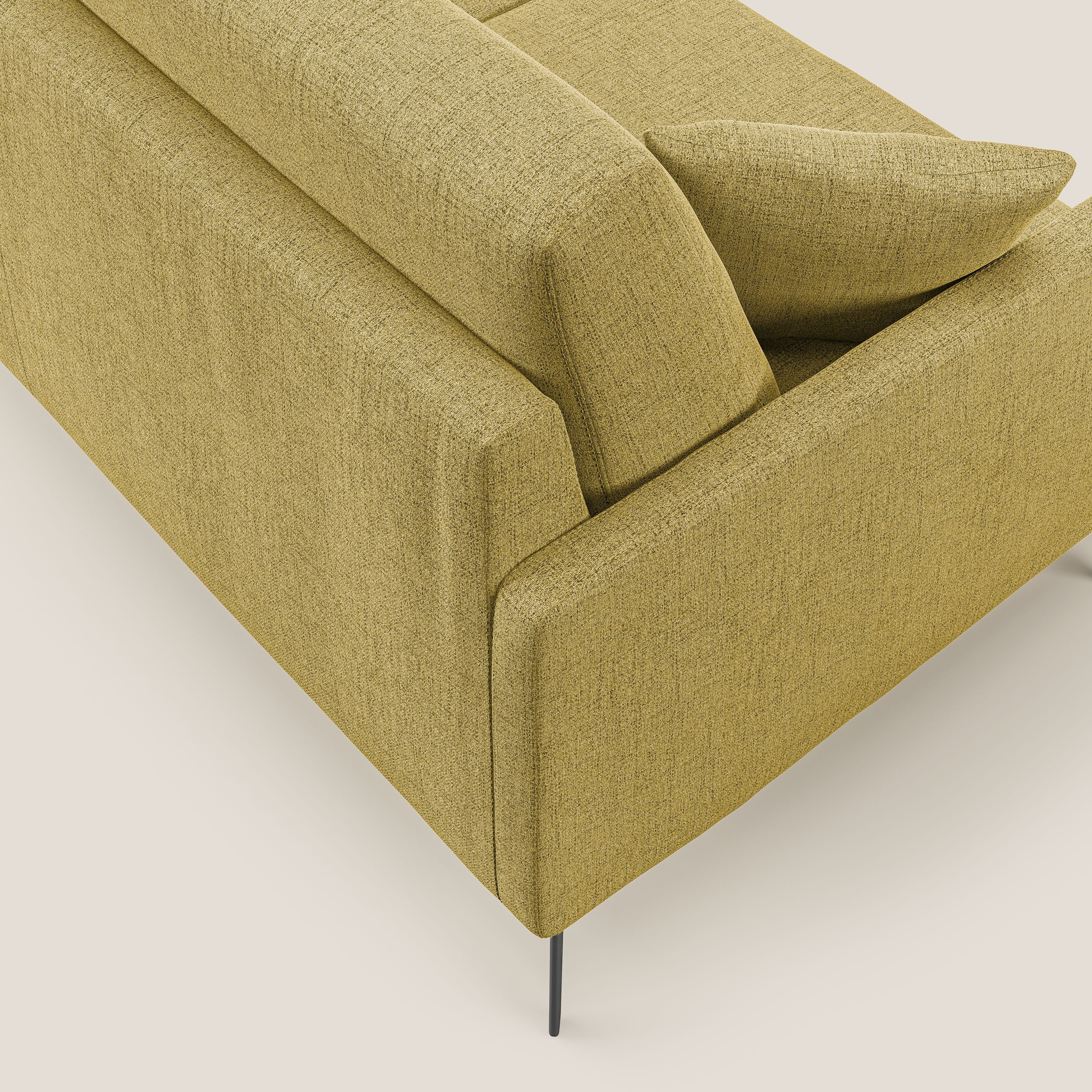 Saturno canapé moderne en tissu doux imperméable T03 jaune - Image 6