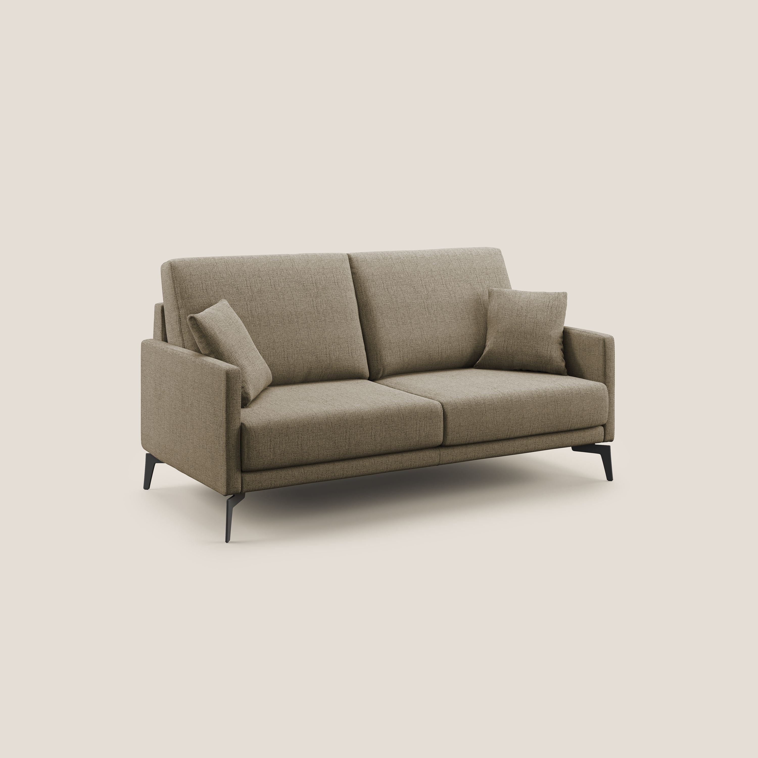 Saturno canapé moderne en tissu doux imperméable T03 marron - Image 2