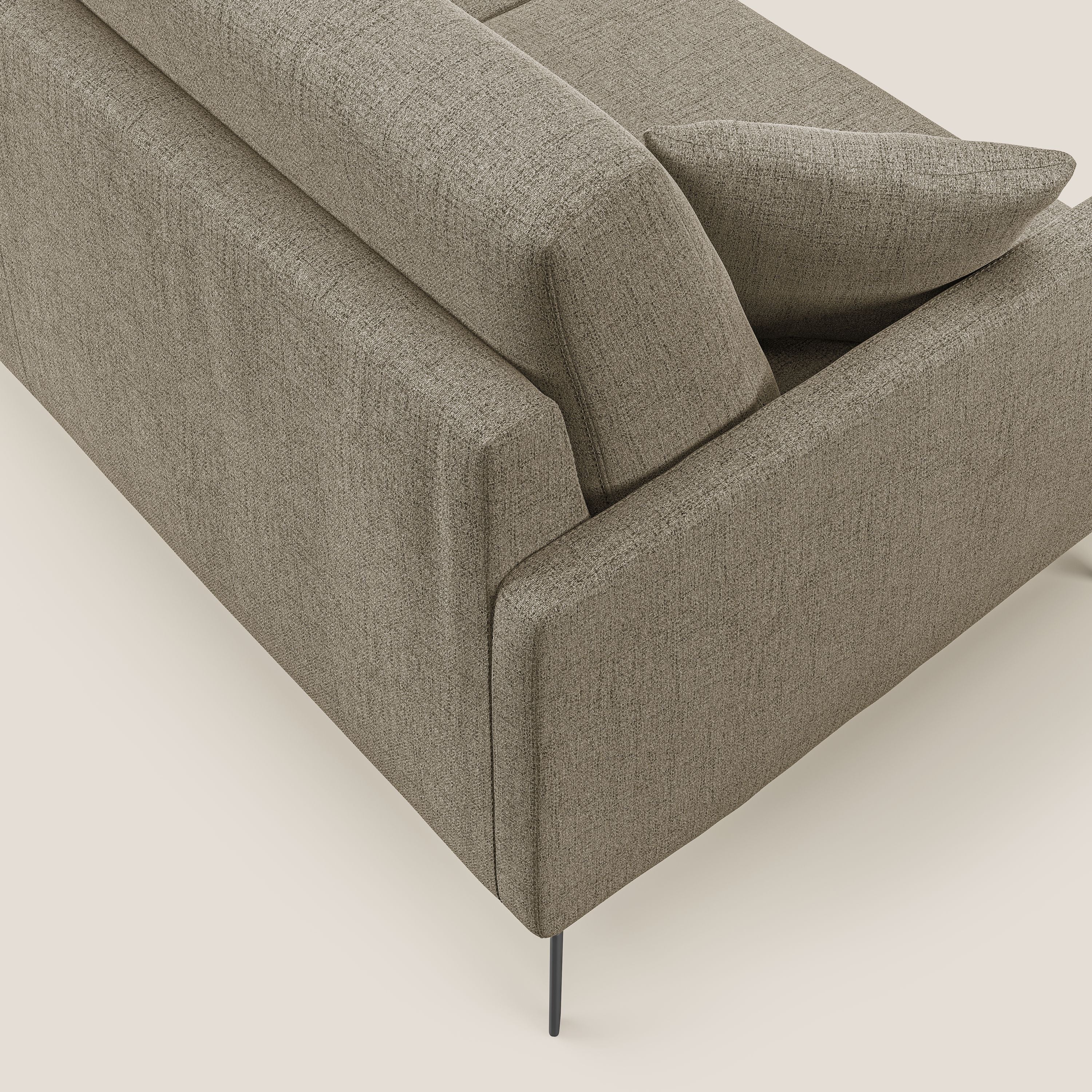 Saturno canapé moderne en tissu doux imperméable T03 marron - Image 6