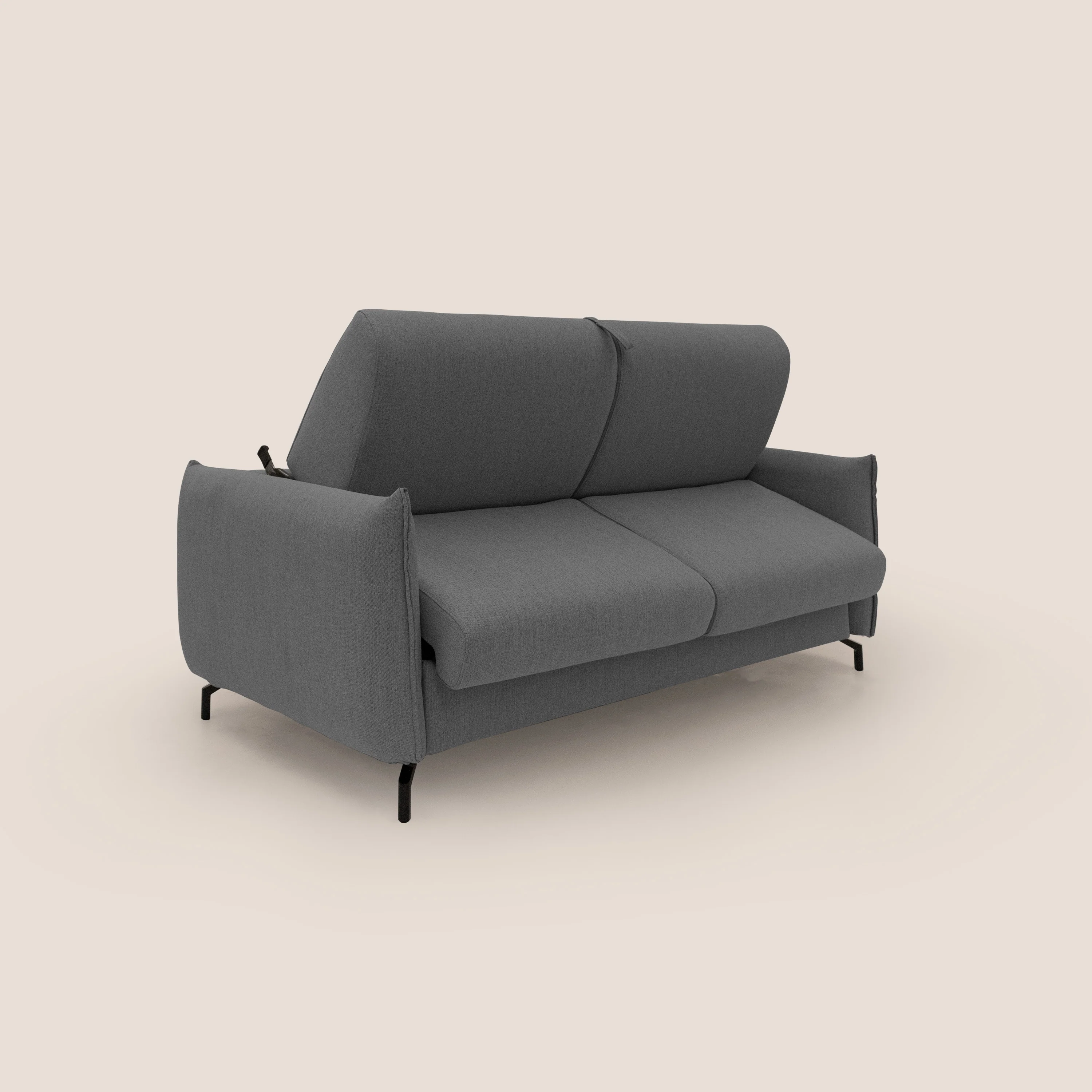 Scarlet canapé convertible en tissu mixte  coton imperméable T19 anthracite - Image 10