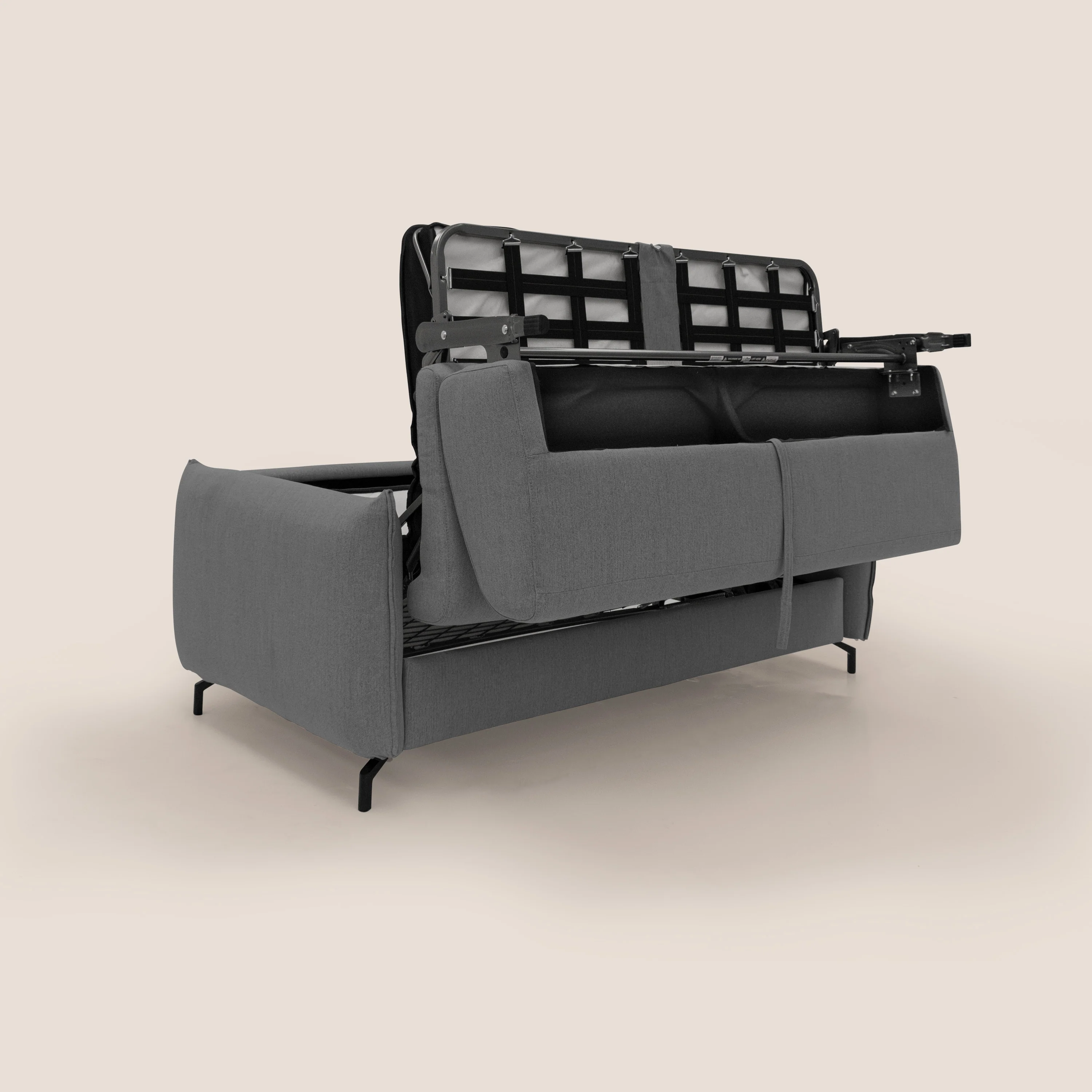 Scarlet canapé convertible en tissu mixte  coton imperméable T19 anthracite - Image 11