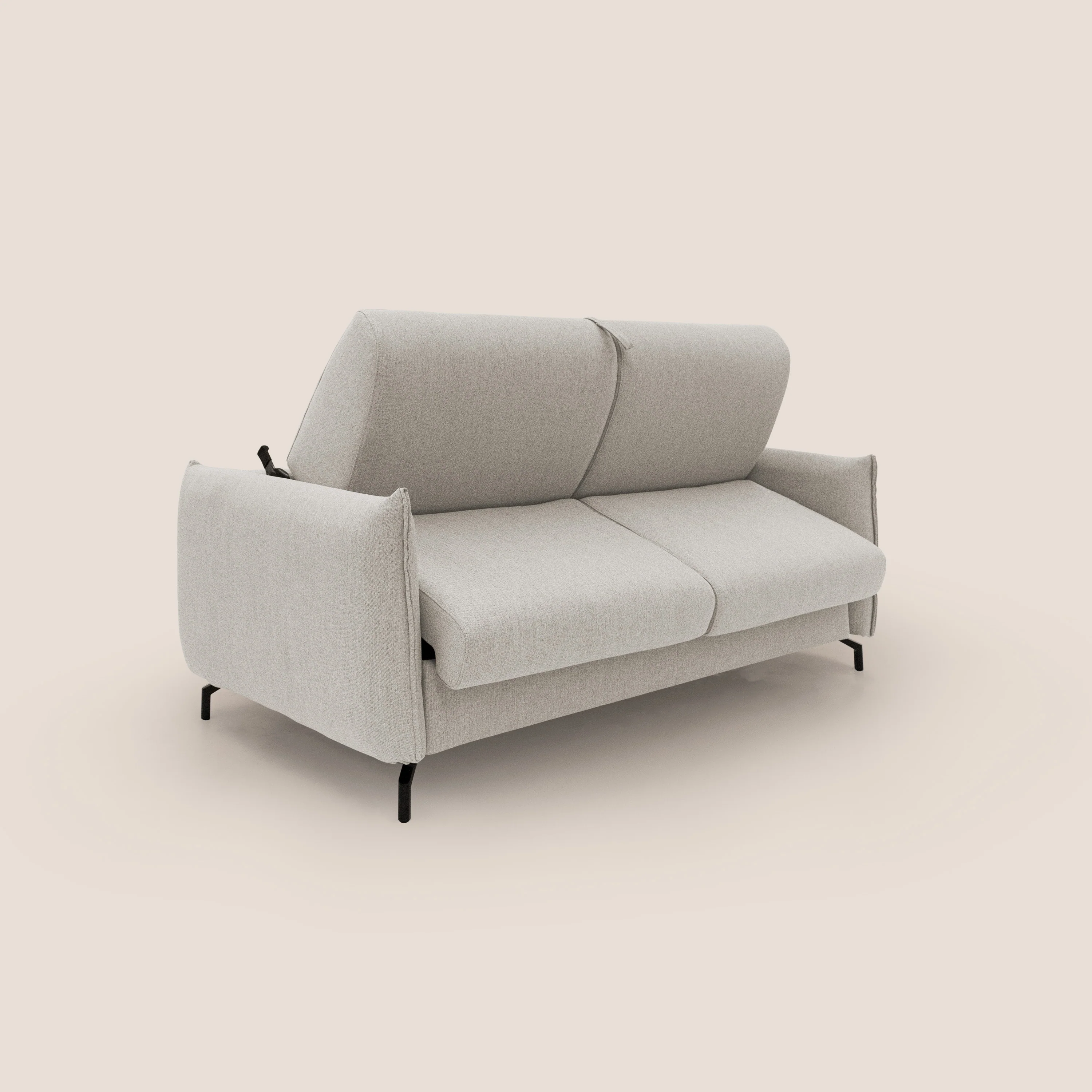 Scarlet canapé convertible en tissu mixte  coton imperméable T19 crème - Image 10