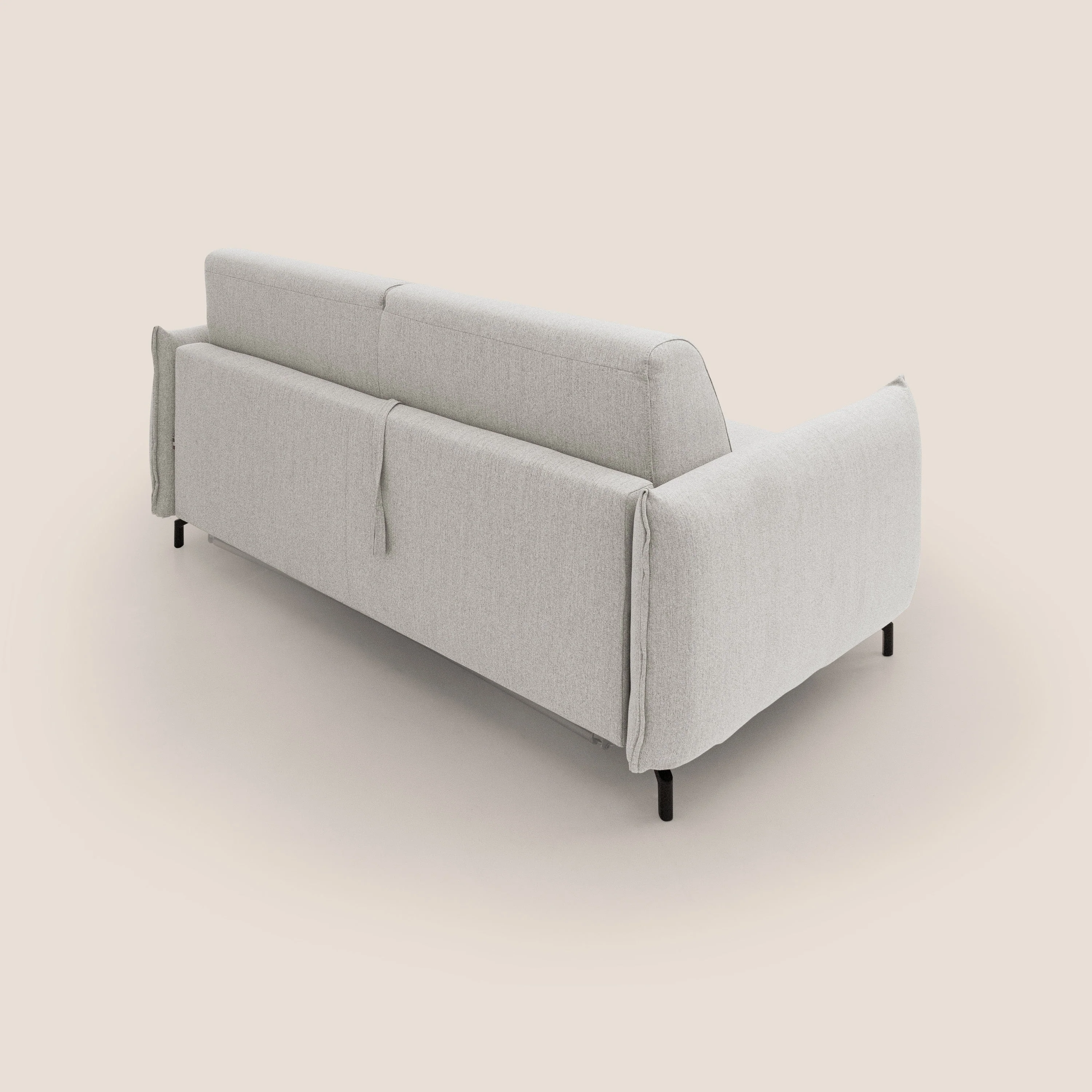 Scarlet canapé convertible en tissu mixte  coton imperméable T19 crème - Image 8