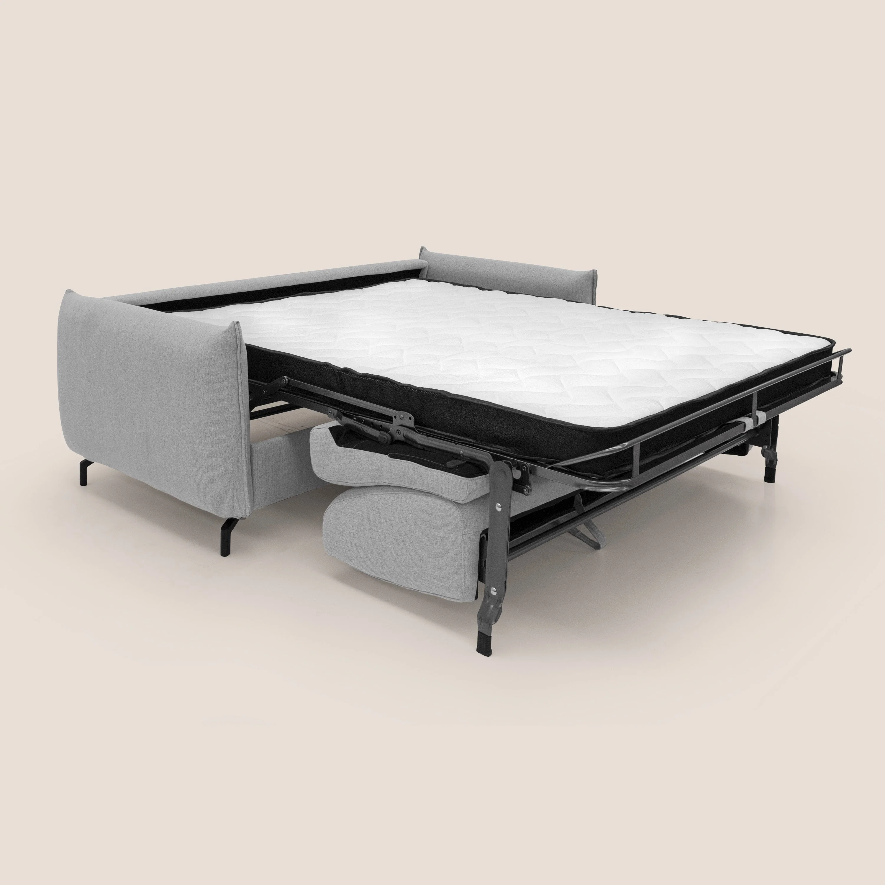 Scarlet canapé convertible en tissu mixte  coton imperméable T19 gris - Image 2