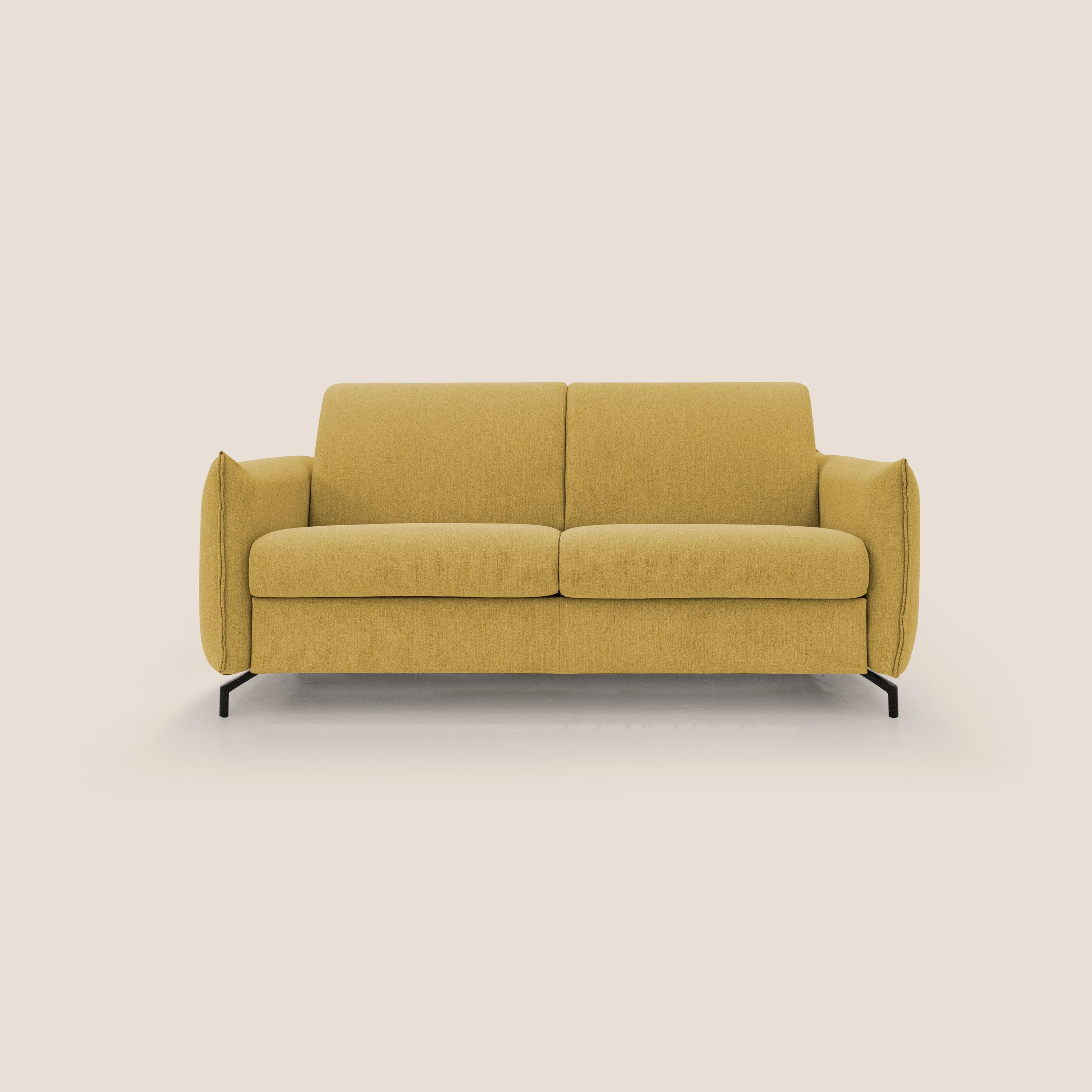 Scarlet canapé convertible en tissu mixte coton imperméable T19 jaune