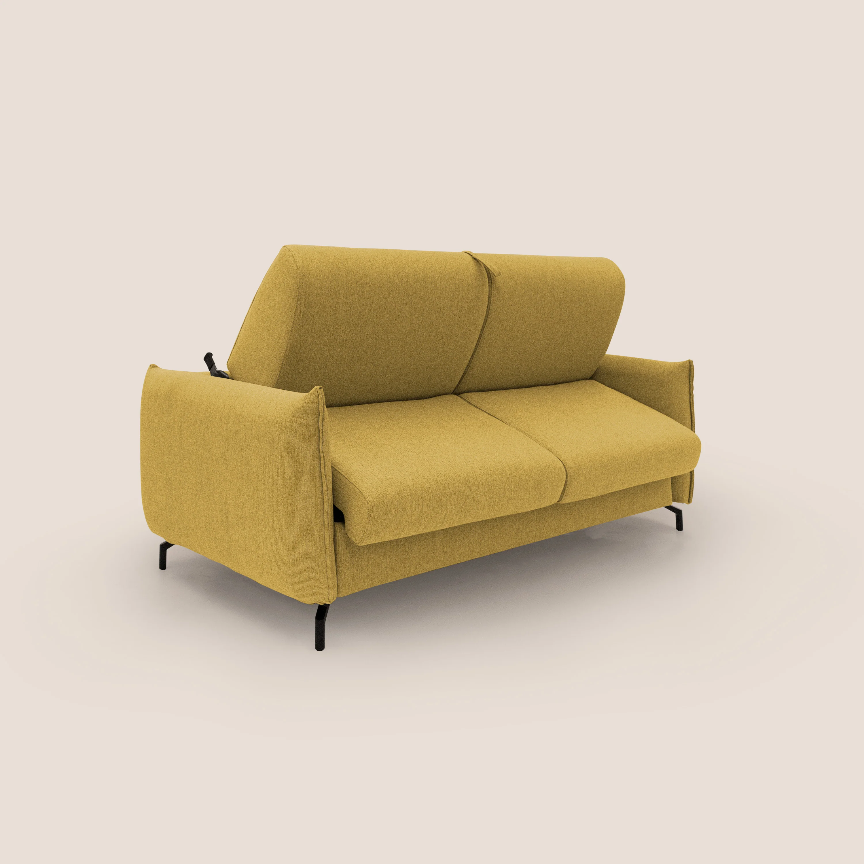 Scarlet canapé convertible en tissu mixte coton imperméable T19 jaune - Image 10
