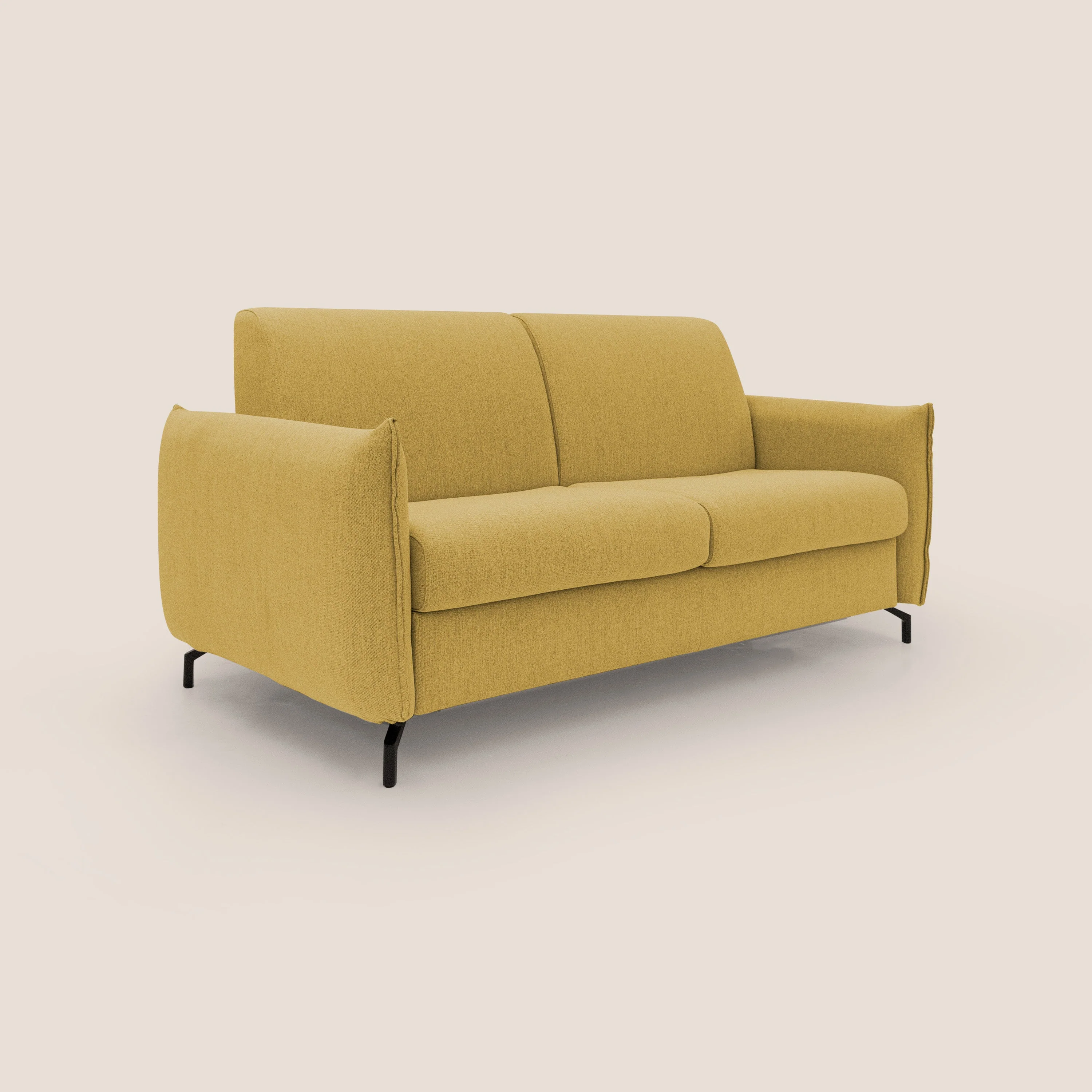 Scarlet canapé convertible en tissu mixte coton imperméable T19 jaune - Image 3
