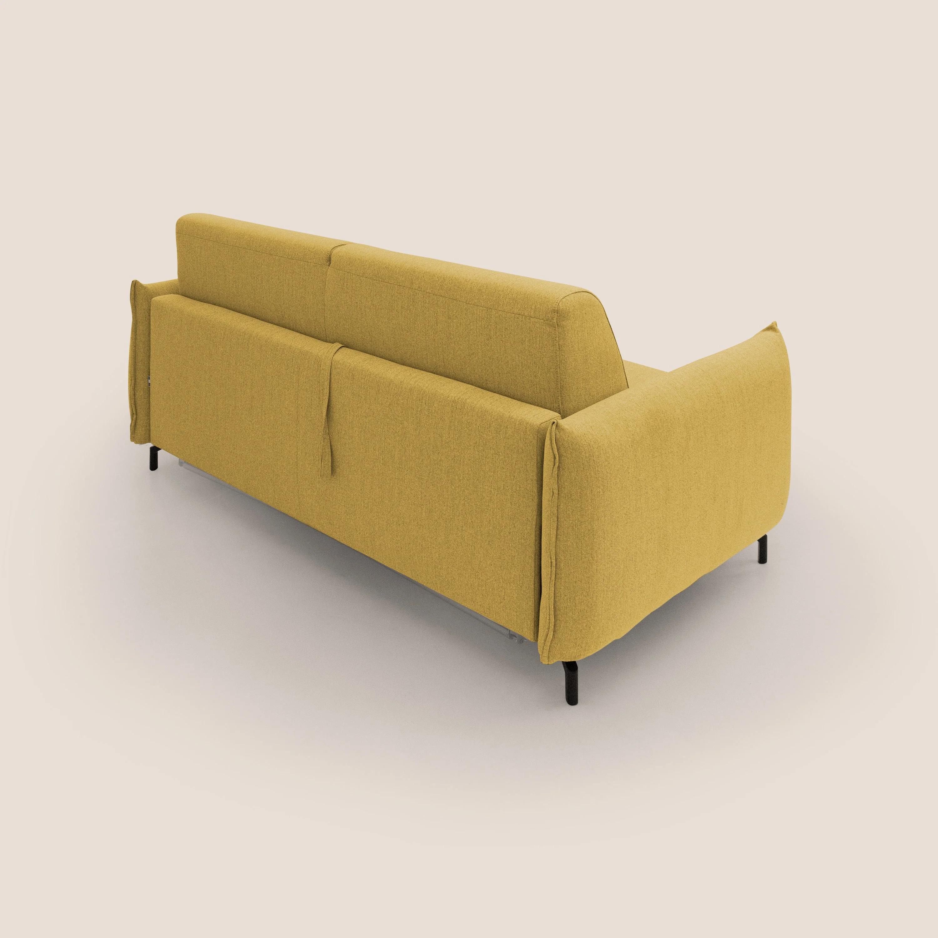 Scarlet canapé convertible en tissu mixte coton imperméable T19 jaune - Image 8