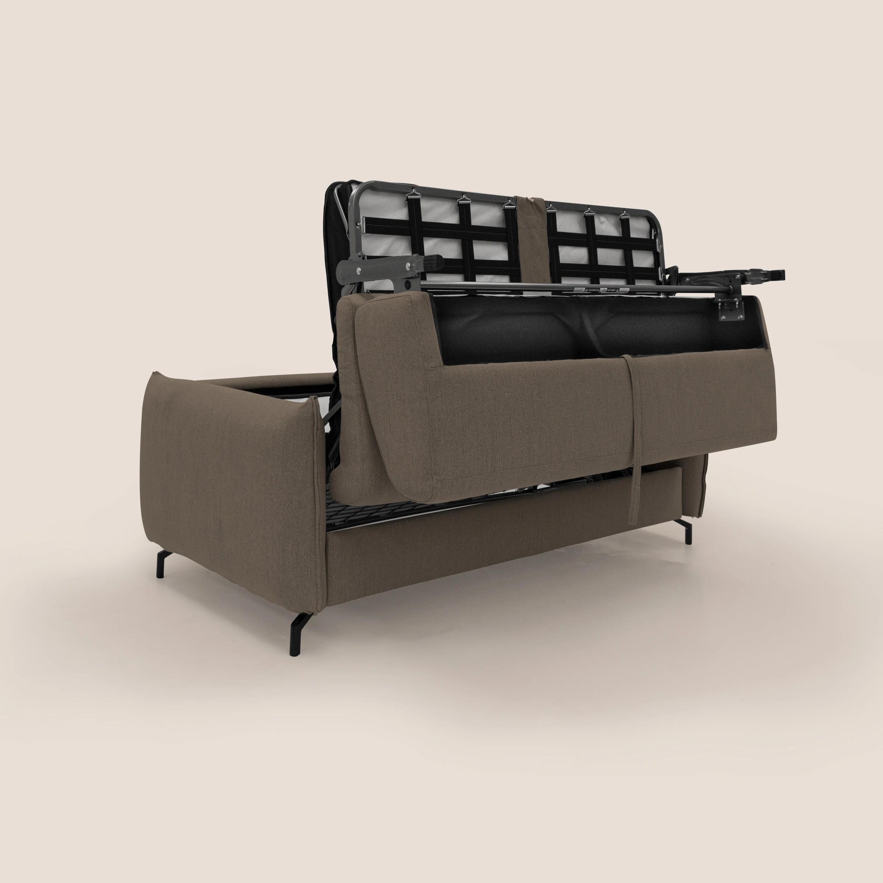 Scarlet canapé convertible en tissu mixte  coton imperméable T19 marron - Image 11