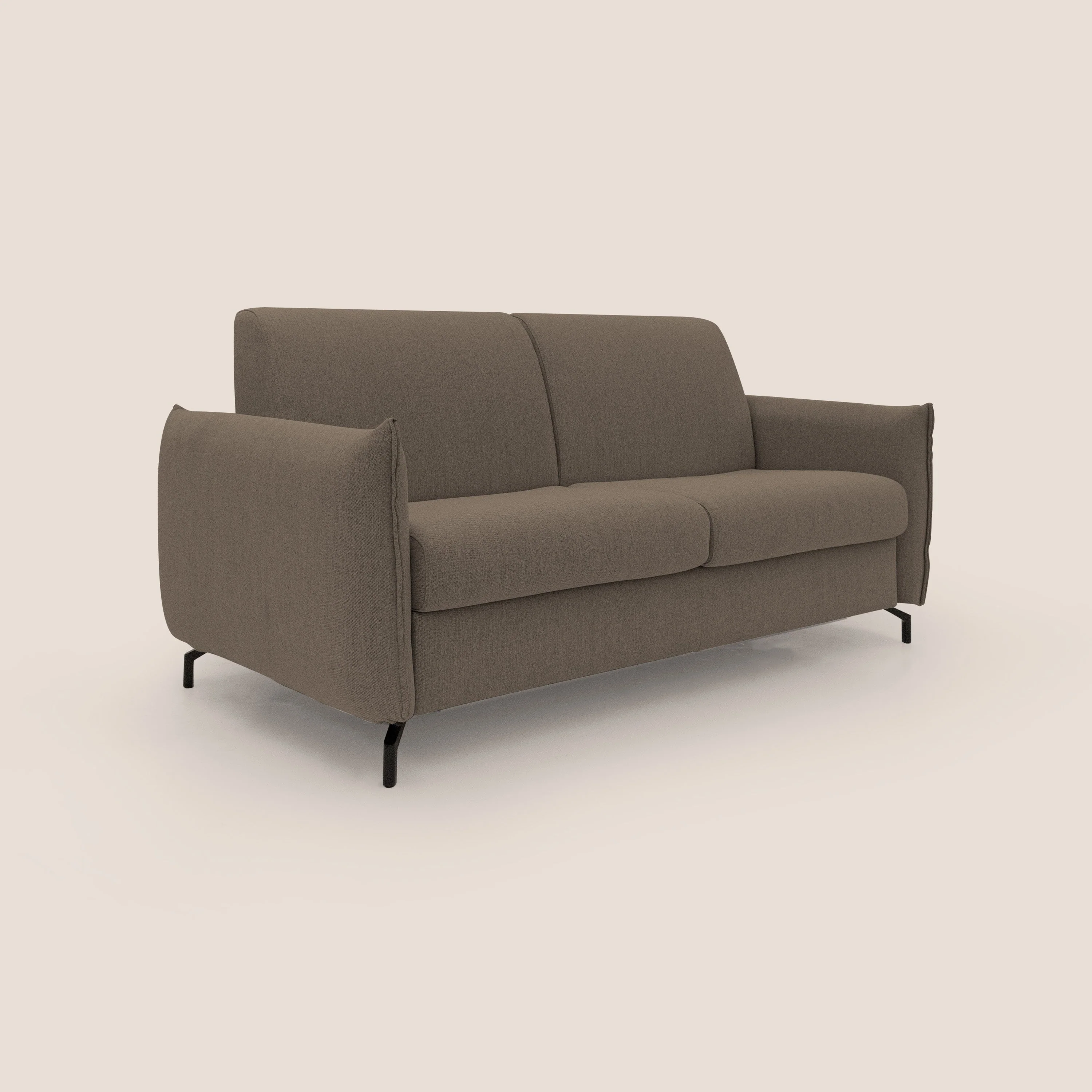 Scarlet canapé convertible en tissu mixte  coton imperméable T19 marron - Image 3