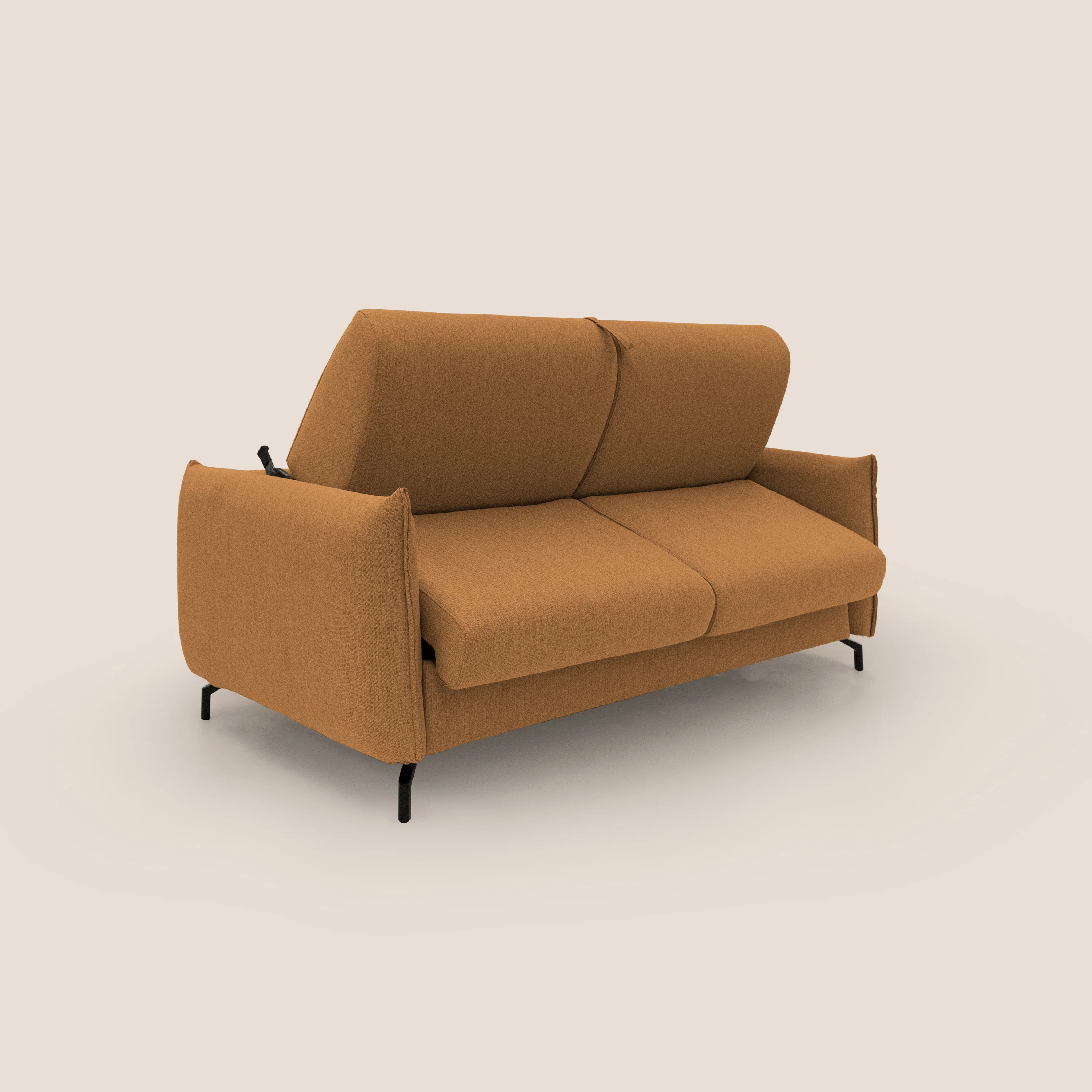 Scarlet canapé convertible en tissu mixte coton imperméable T19 orange - Image 11