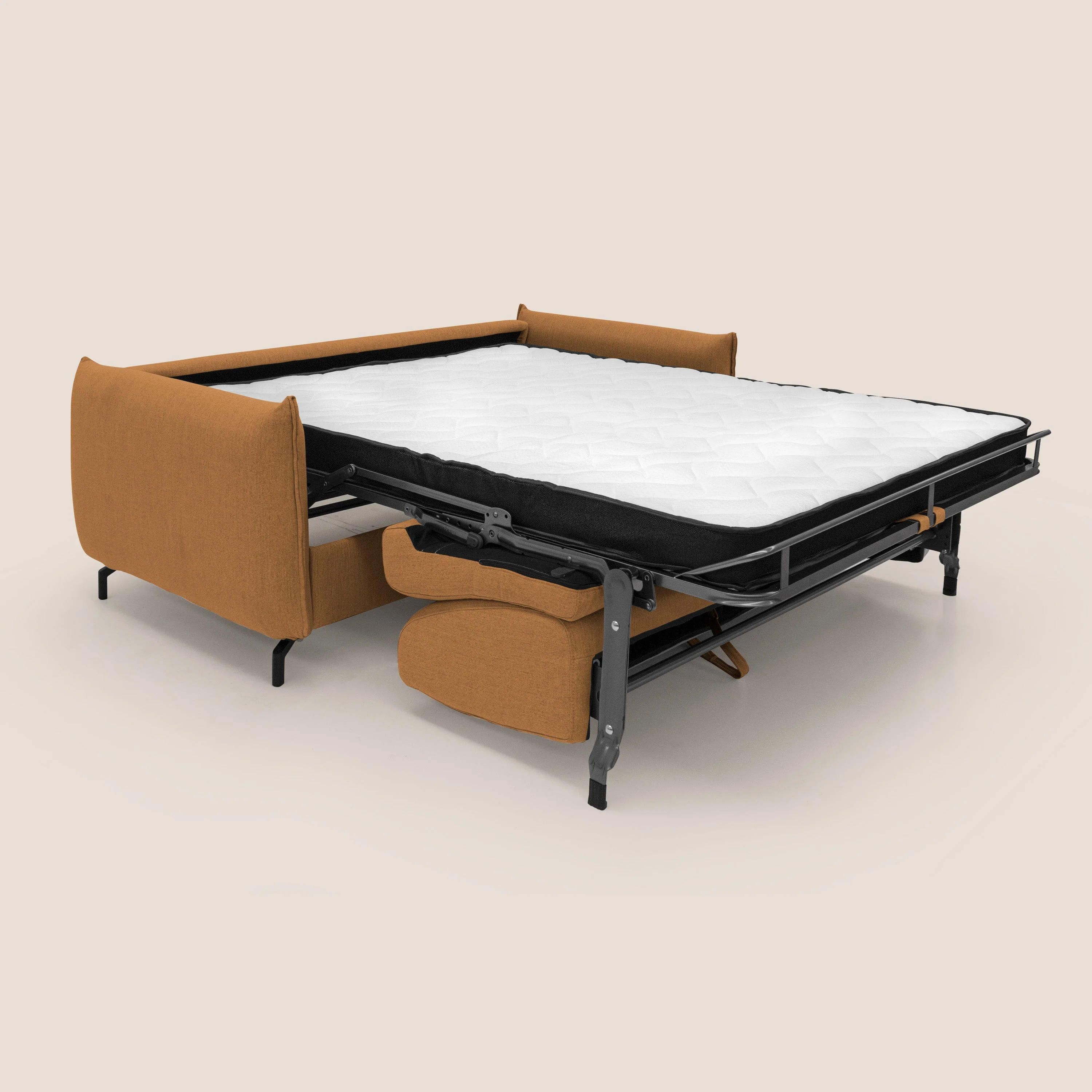 Scarlet canapé convertible en tissu mixte coton imperméable T19 orange - Image 4
