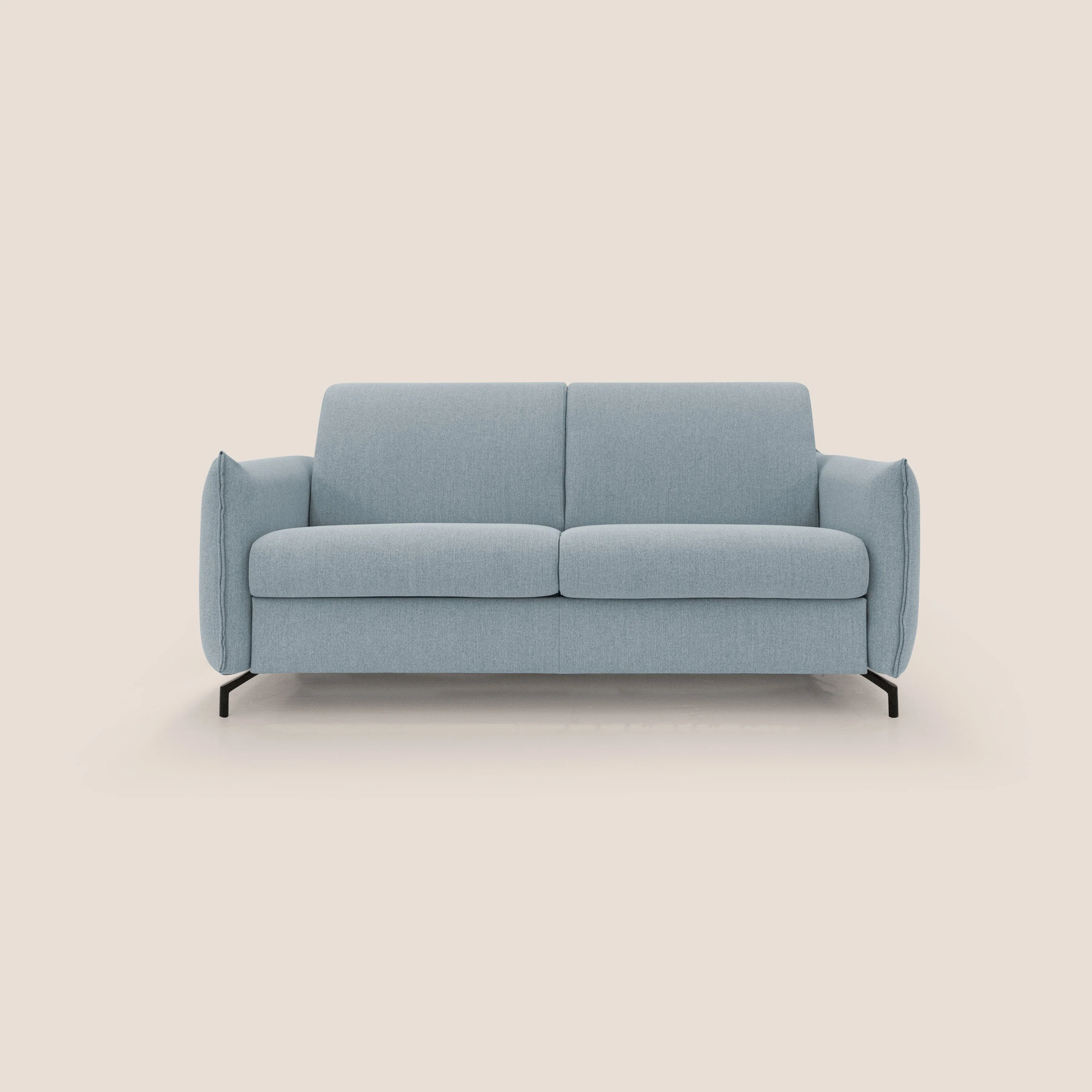 Scarlet canapé convertible en tissu mixte coton imperméable T19 sucre glace