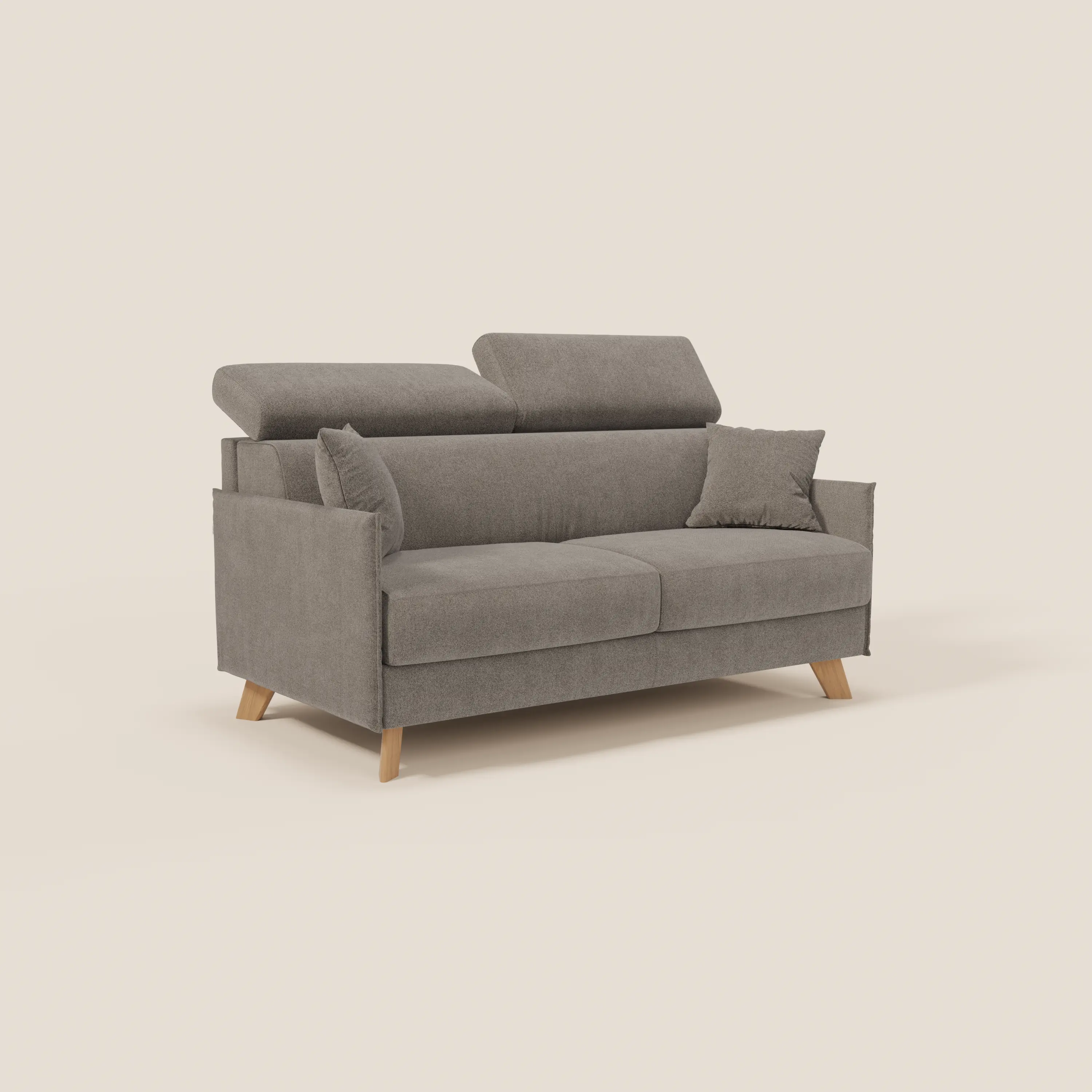 Sole Canapé convertible avec têtières réglables - design élégant 100% déhoussable en tissu détachable T23 - Image 148