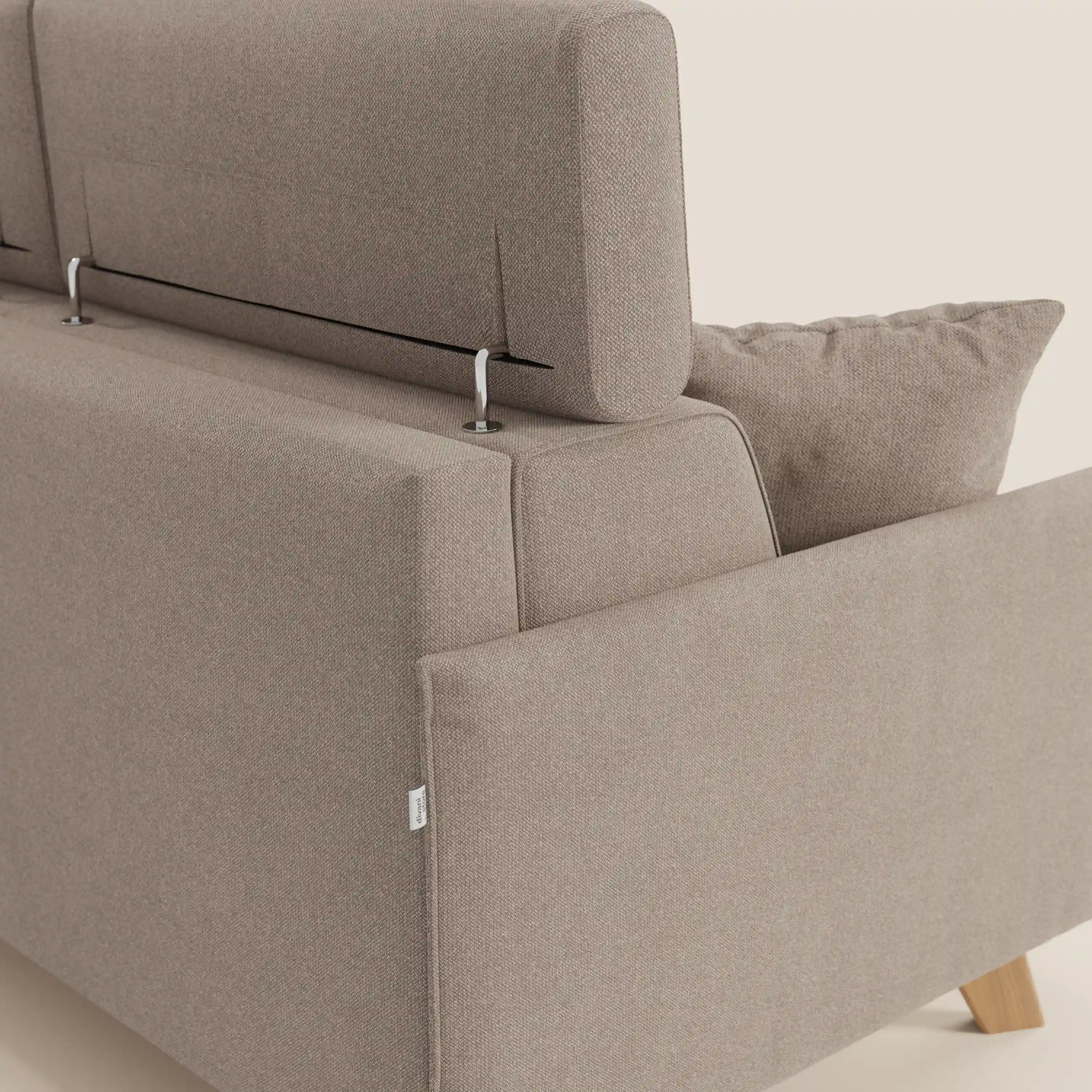Sole Canapé convertible avec têtières réglables - design élégant 100% déhoussable en tissu détachable T23 - Image 166
