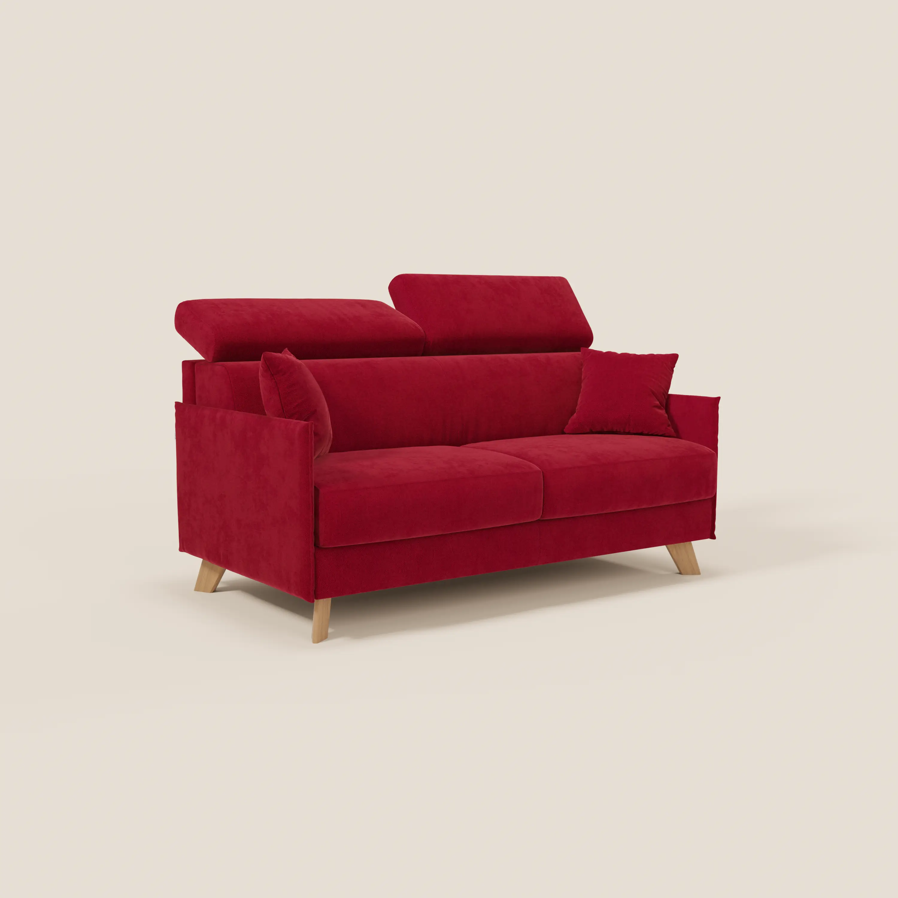 Sole Canapé convertible avec têtières réglables - design élégant 100% déhoussable en tissu détachable T23 - Image 174