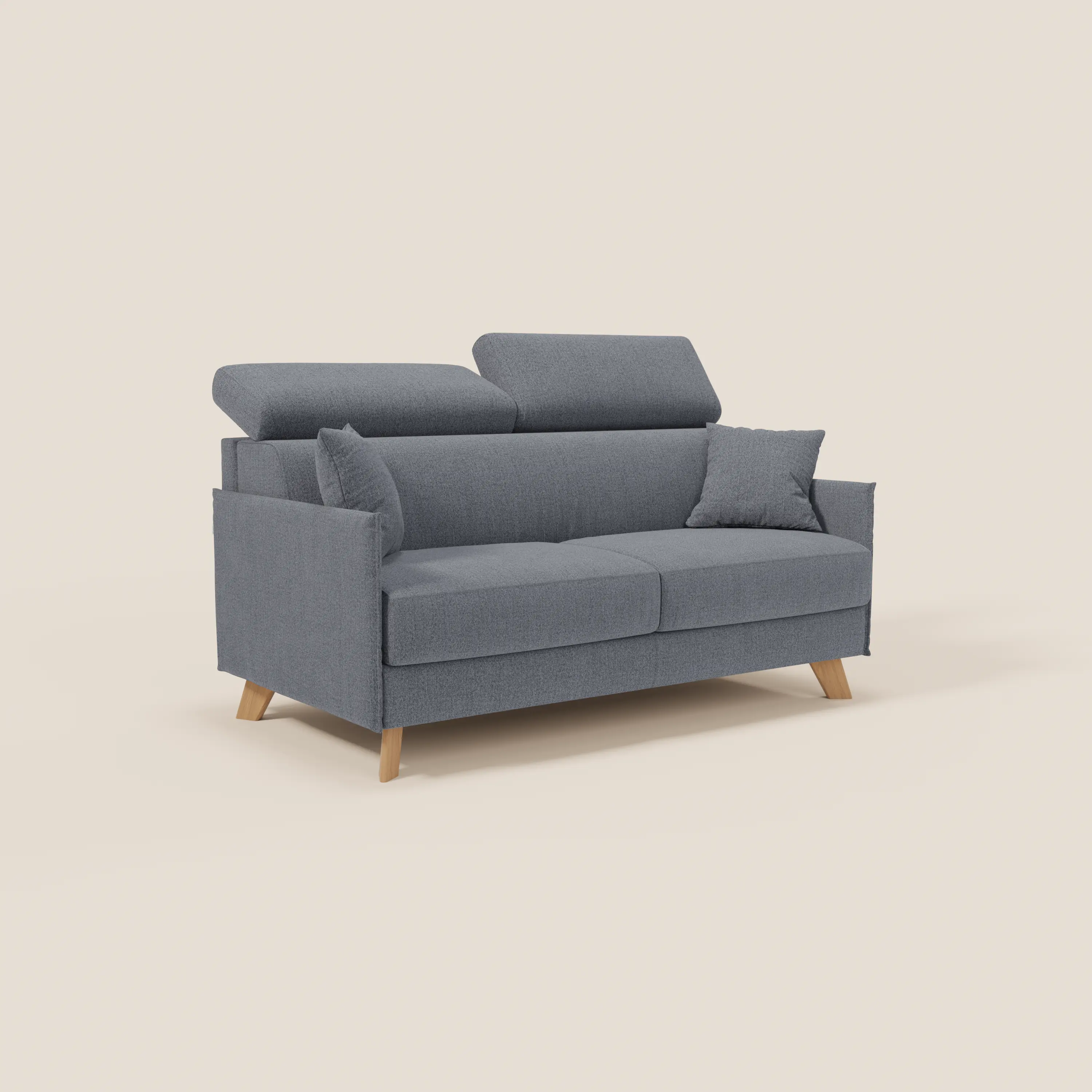 Sole Canapé convertible avec têtières réglables - design élégant 100% déhoussable en tissu détachable T23 - Image 187