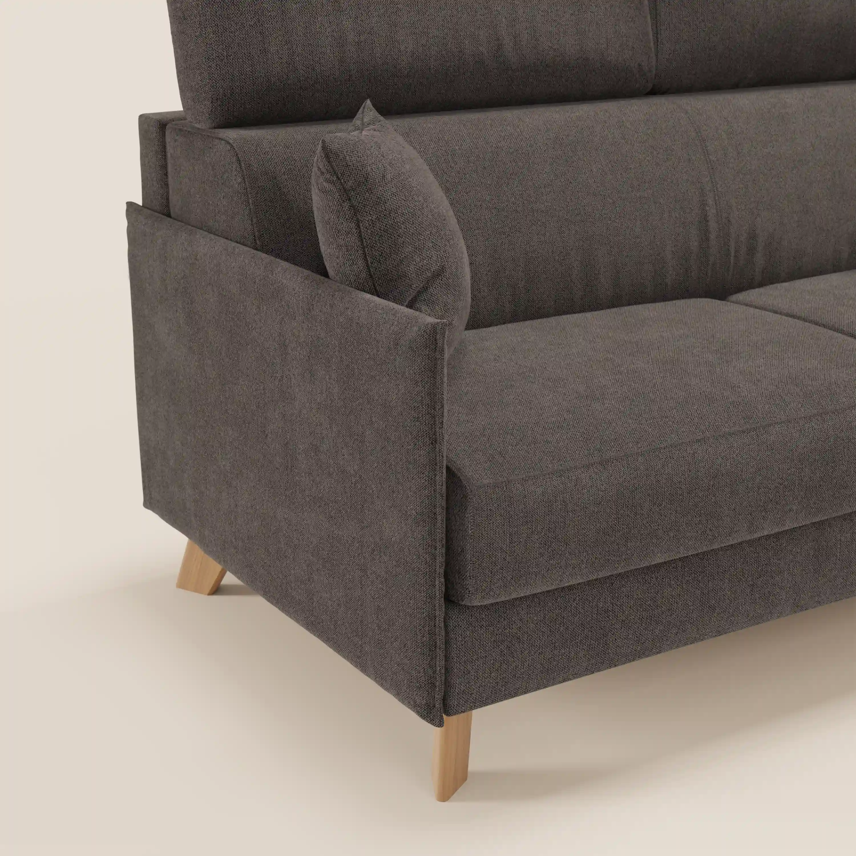 Sole Canapé convertible avec têtières réglables - design élégant 100% déhoussable en tissu détachable T23 - Image 201
