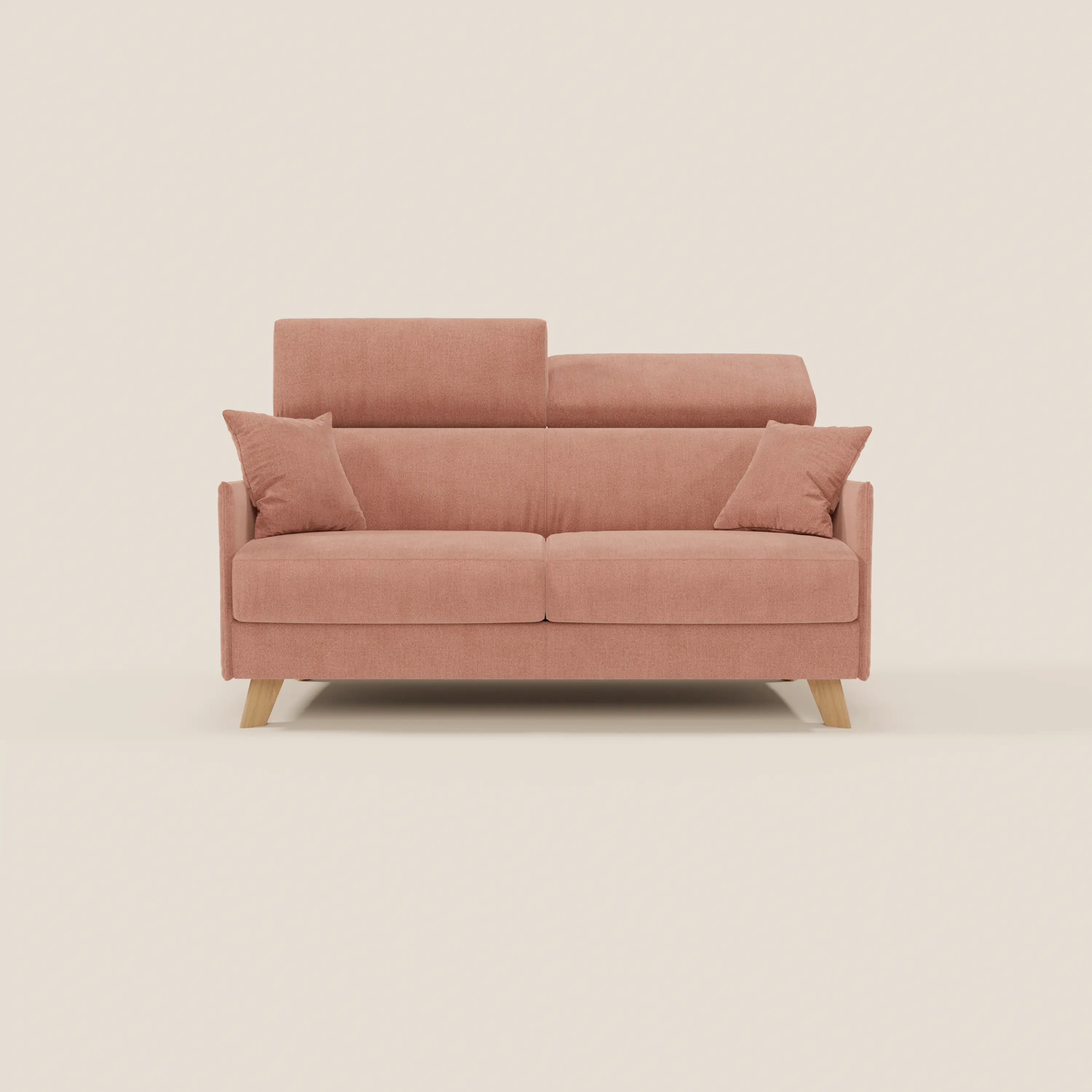 Sole Canapé convertible avec têtières réglables - design élégant 100% déhoussable en tissu détachable T23 - Image 3