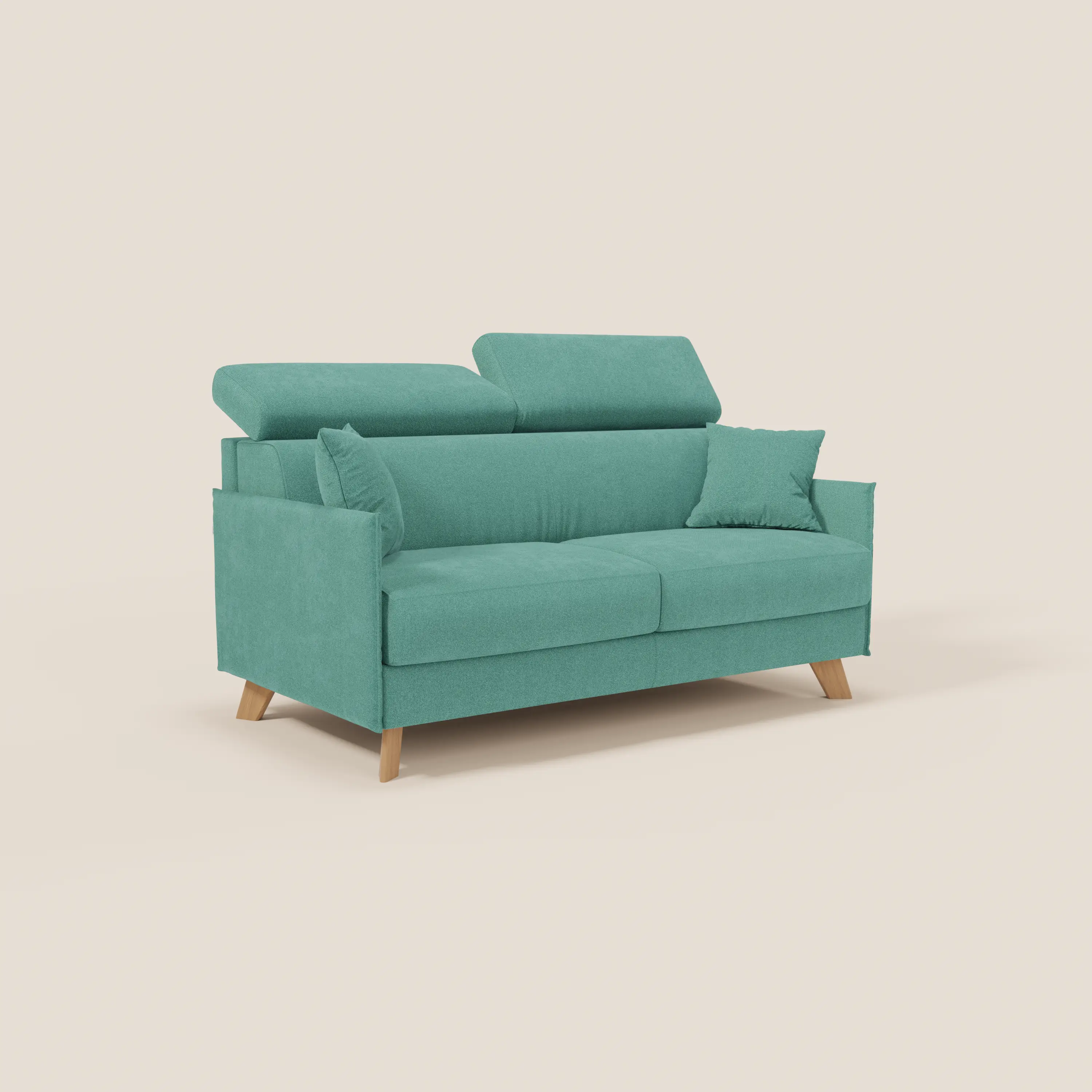 Sole Canapé convertible avec têtières réglables - design élégant 100% déhoussable en tissu détachable T23 - Image 31